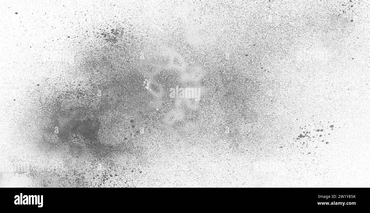 Metallische Farbspritzer Stockfoto