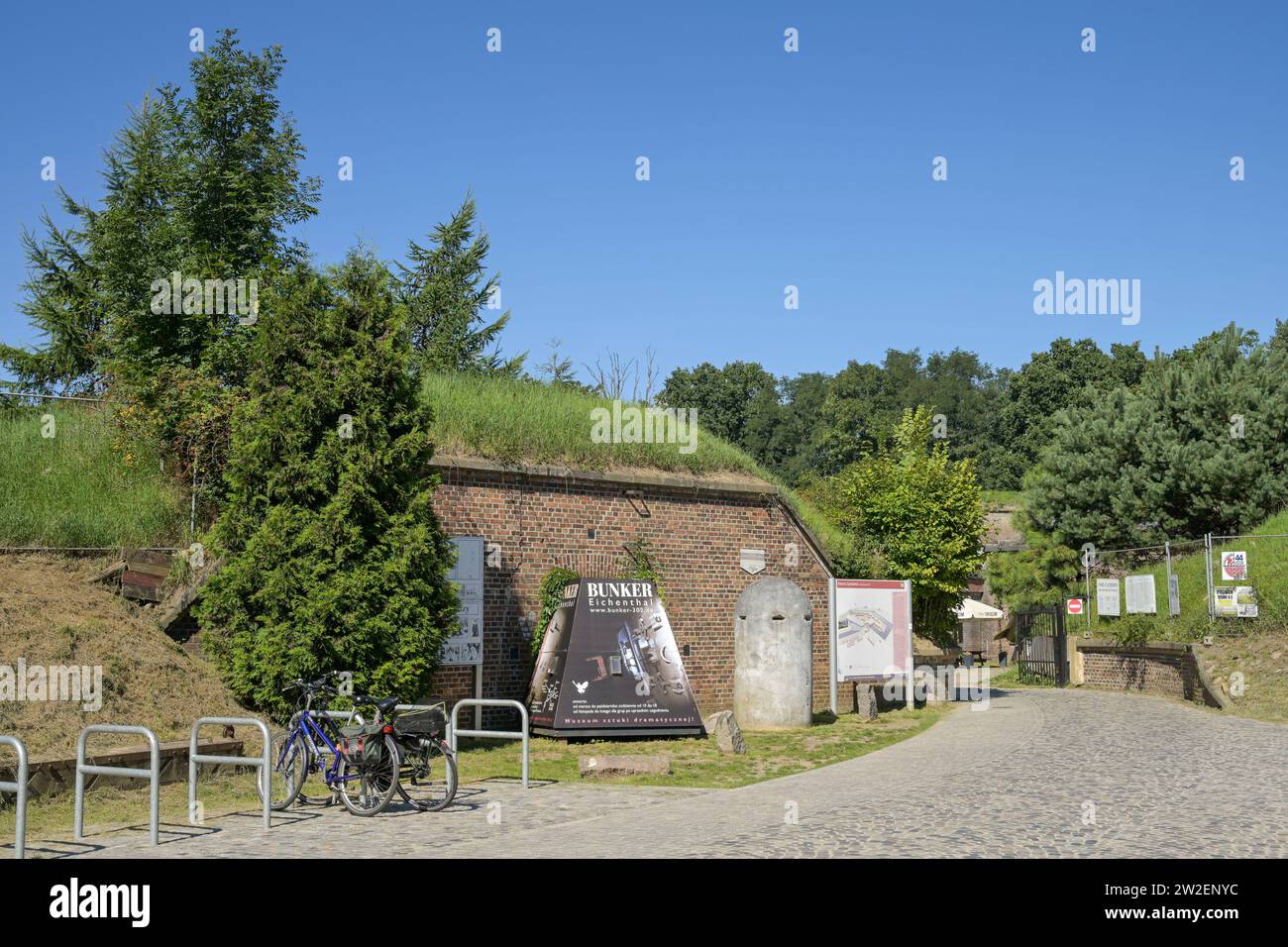 Ausstellung, Festung Westbatterie - Fort Zachodni, Swinemünde, Woiwodschaft Westpommern, Polen Stockfoto