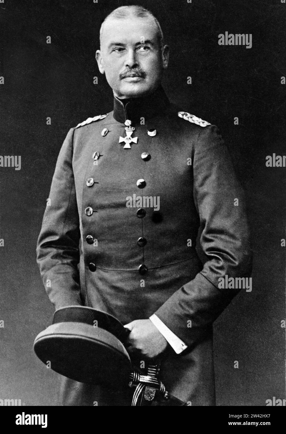 Offizielles Foto, das den Militärführer zeigt Stockfoto