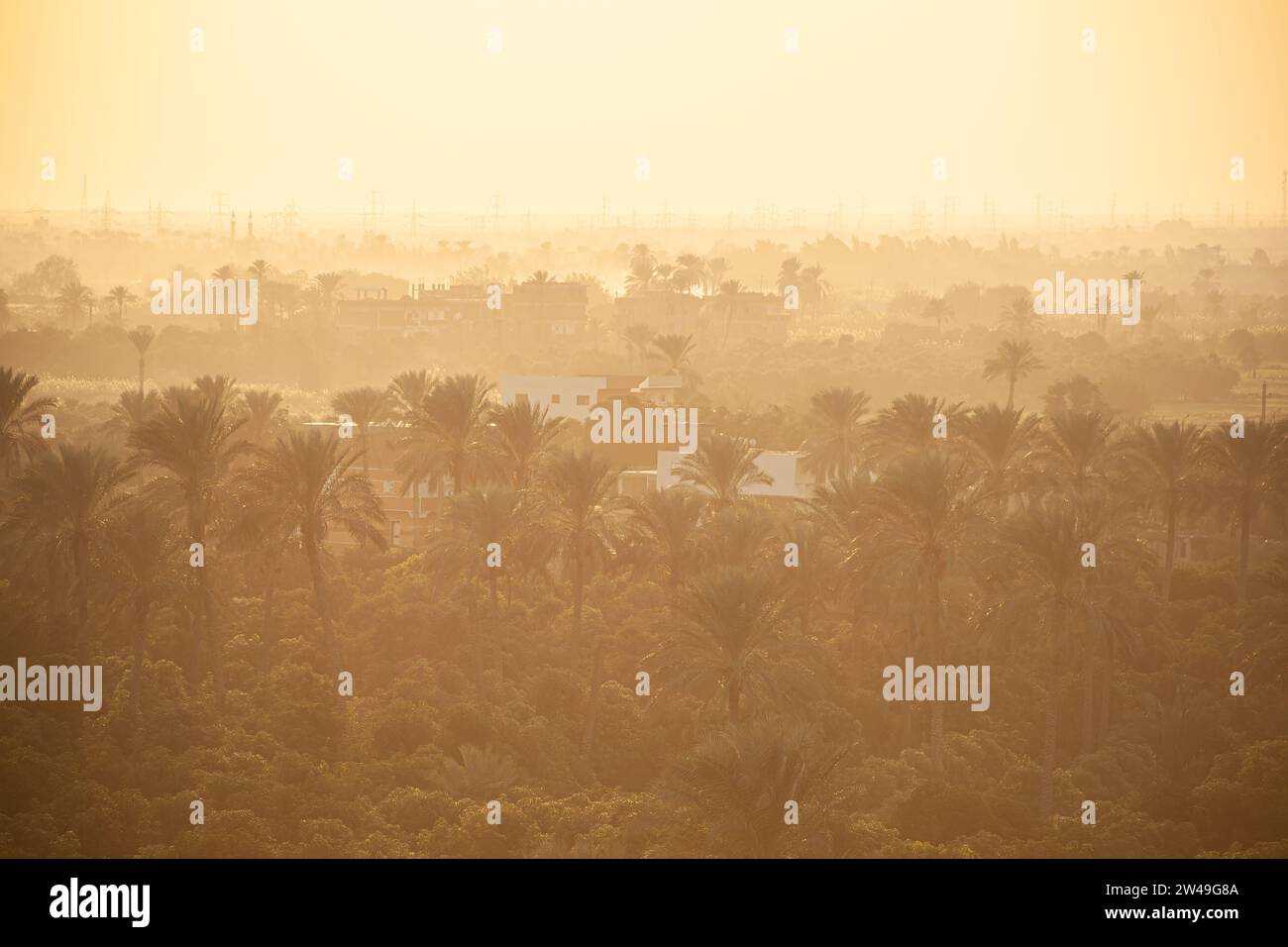 Suez-Kanalufer Stockfoto