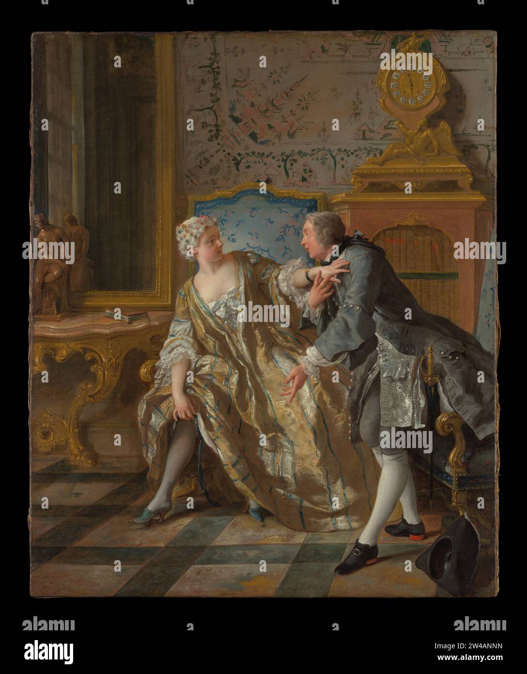 Der Strampler 2019 von Jean Francois de Troy Stockfoto