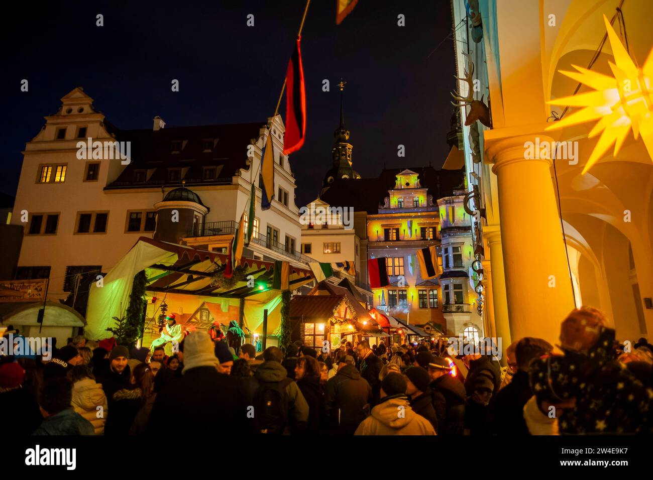 Weihnachtsmarkt in Dresden historischer Waeihnachtsmarkt im Stallhof