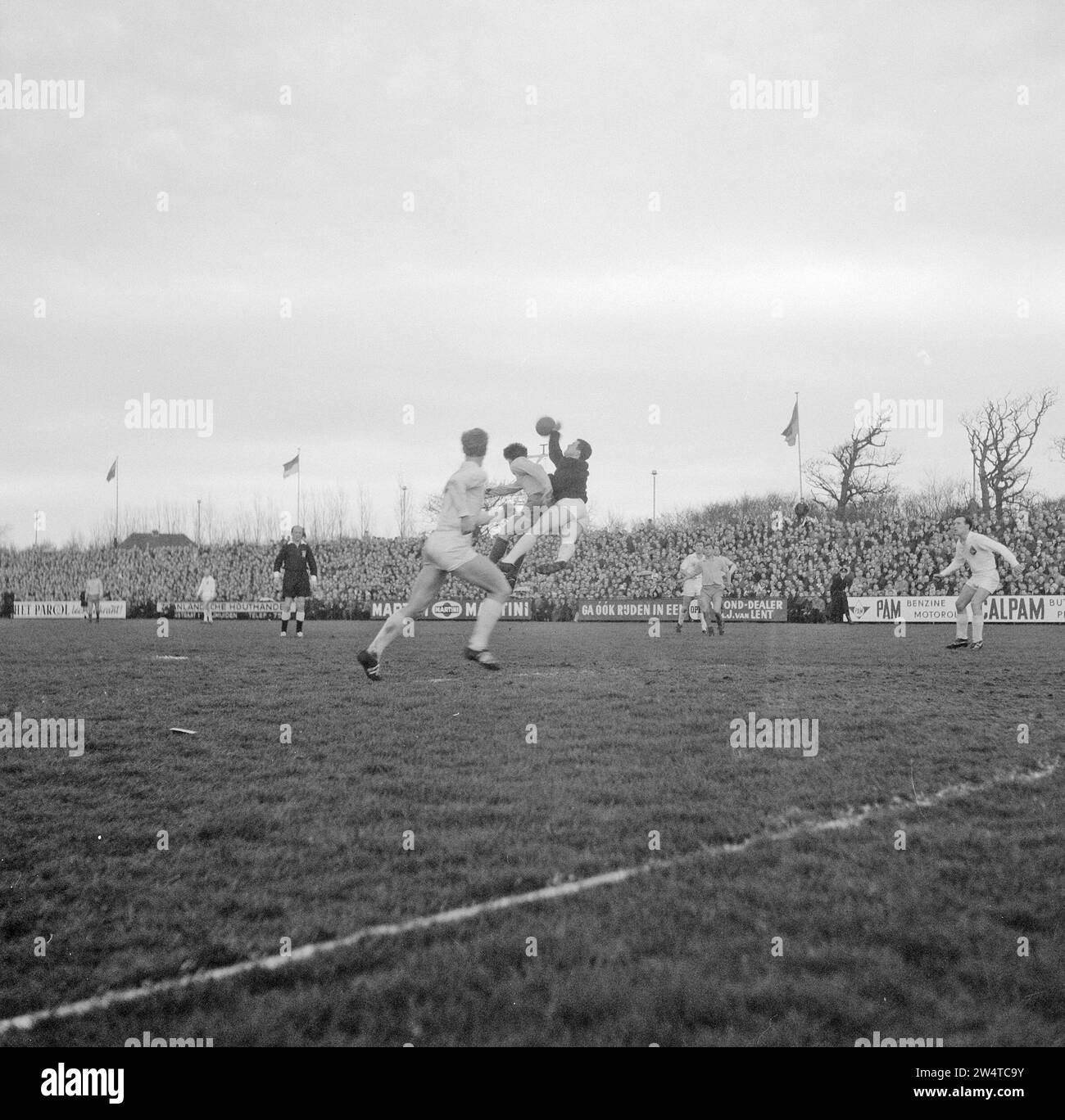 Telstar gegen Sittardia 0:0, Spielmoment ca. April 1964 Stockfoto