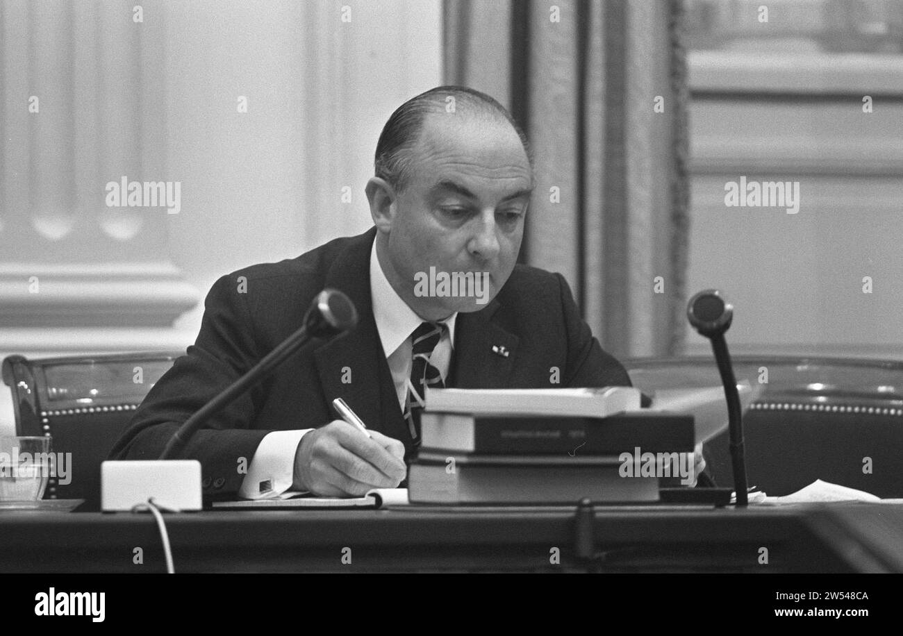 Interpellationsdebatte im Repräsentantenhaus über den Krieg in Vietnam CA. Dezember 1972 Stockfoto