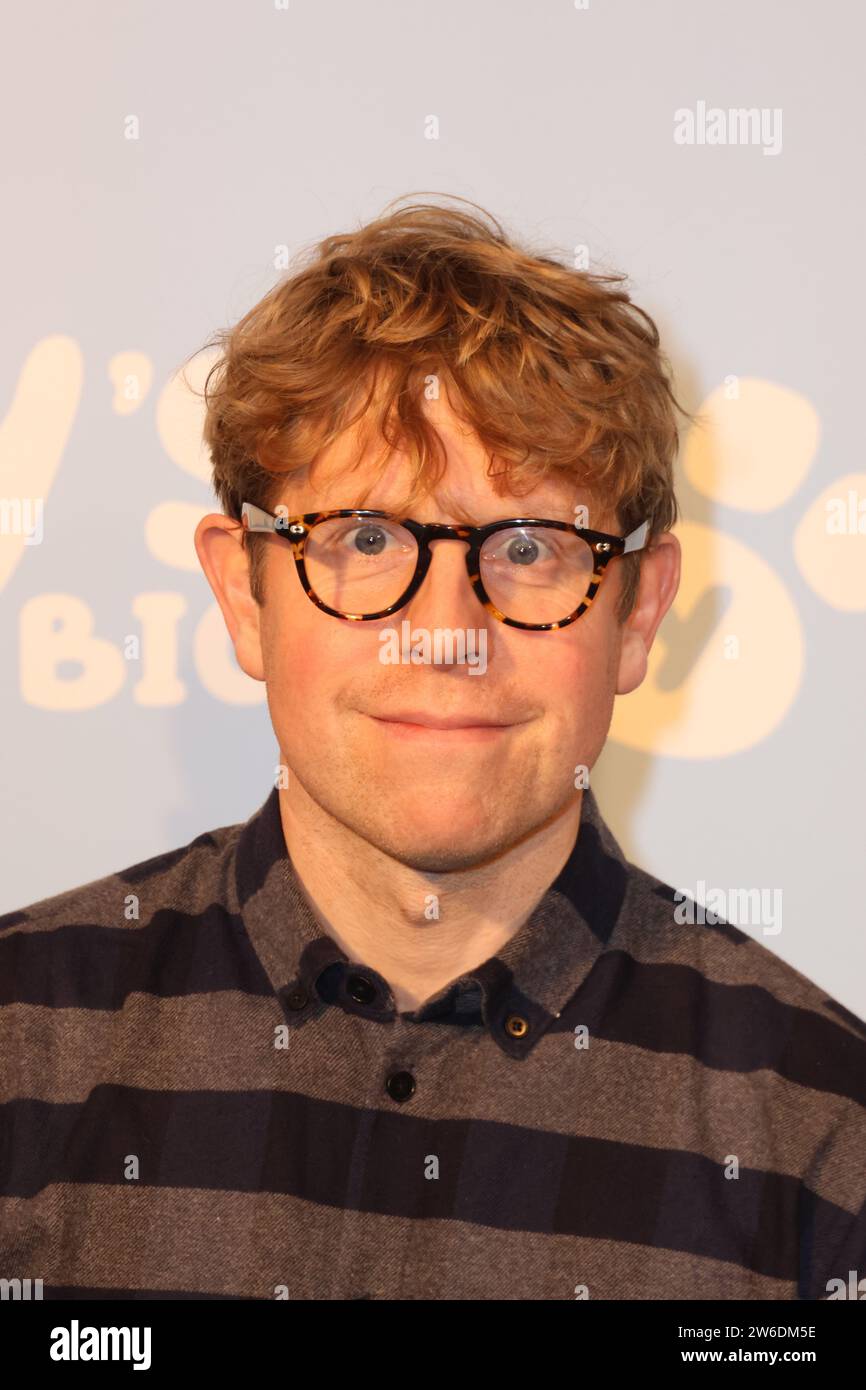 Josh Widdicombe, Blueys Big Play - Gala Performance Photocall, Southbank Centre, Royal Festival Hall, London, Großbritannien, 21. Dezember 2023, Foto von Richard Stockfoto