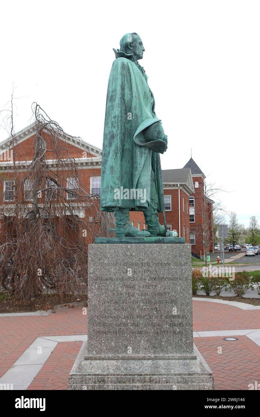 William Shepard von Henry Augustus Lukeman - Westfield, MA - Stockfoto