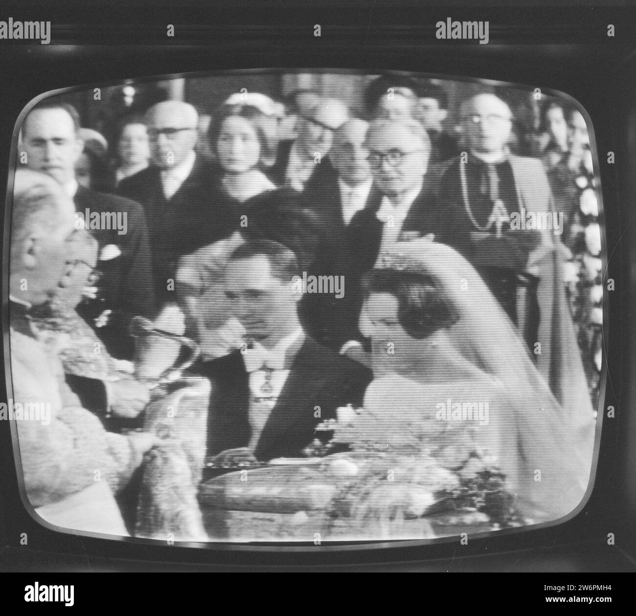 Heirat Prinzessin Irene und Prinz Hugo Charles aus dem Fernsehen CA. April 1964 Stockfoto