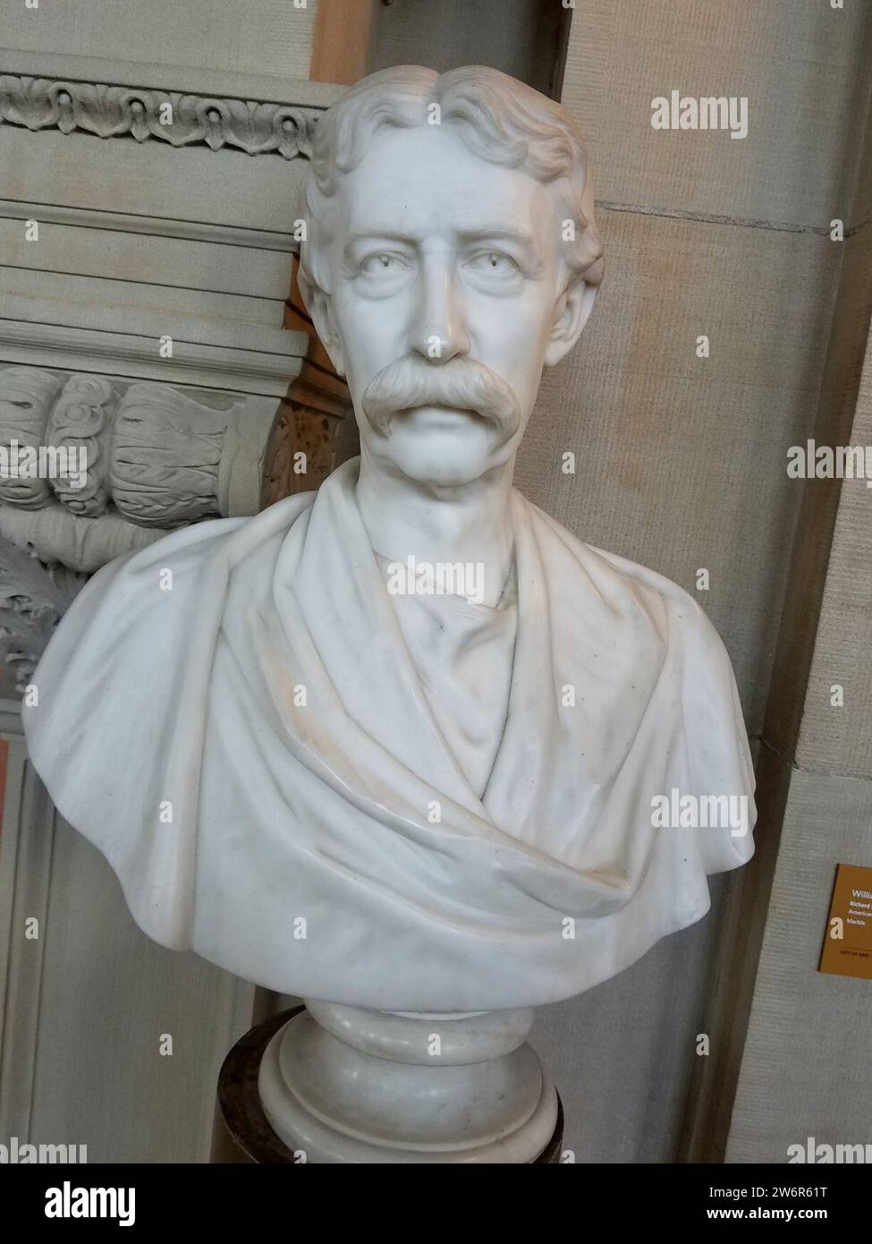 William Whitwell Greenough von Richard Saltonstall Greenough, 1889, Marmor Stockfoto