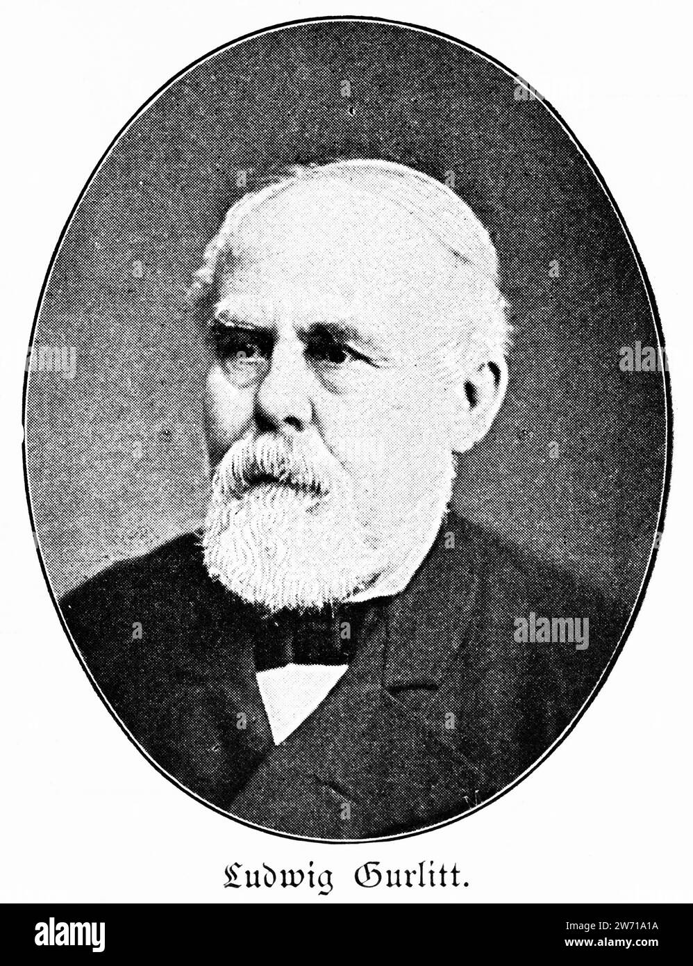 Reformpädagoge Ludwig Gurlitt, lebte von 1855 bis 1931 in Wien geboren, unterrichtete in der Hansestadt Hamburg, Norddeutschland, Europa Stockfoto