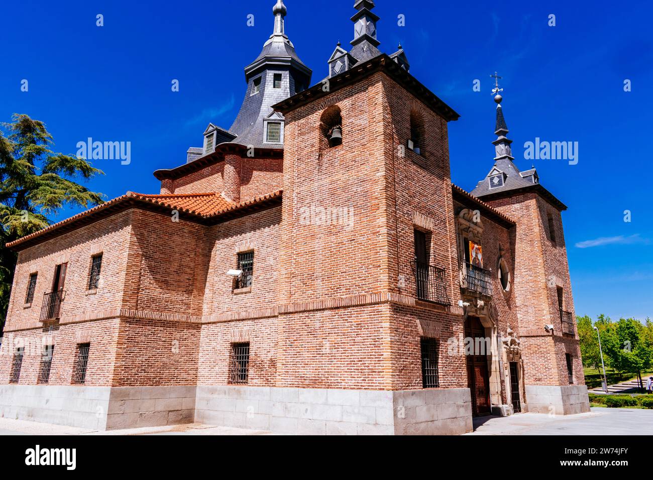 Die Kapelle der Virgen del Puerto - Ermita de la Virgen del Puerto. Madrid, Comunidad de Madrid, Spanien, Europa Stockfoto