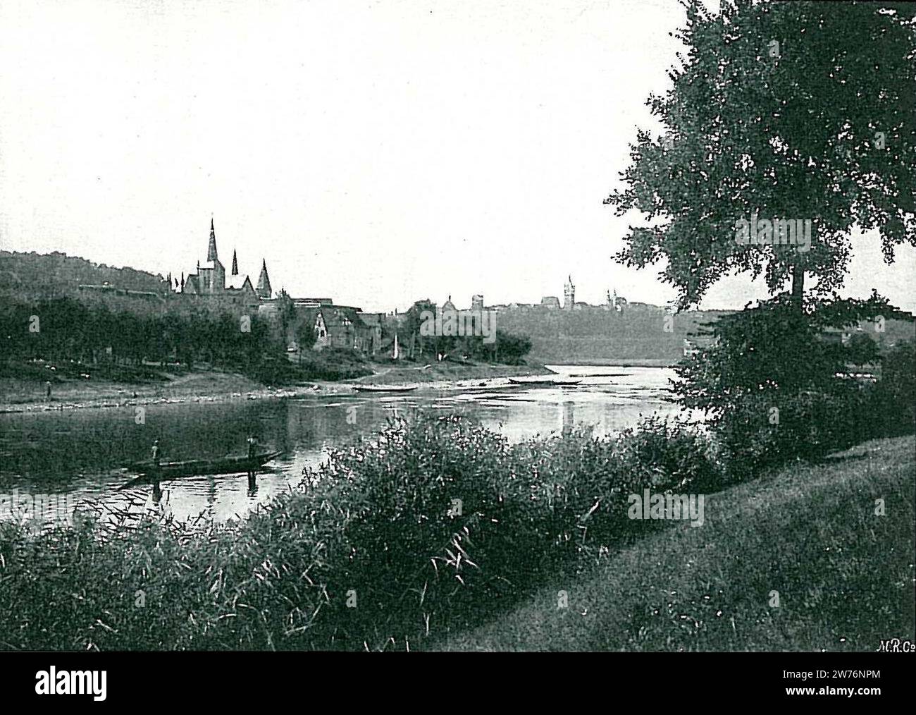 Wimpfen (Carl Jaeger) 1899. Stockfoto