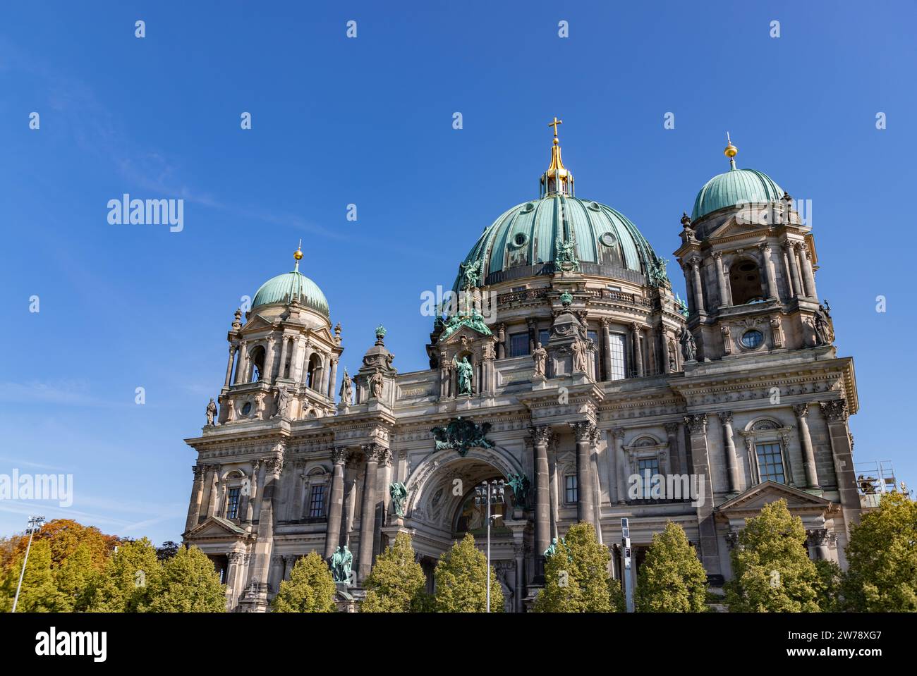 Ein Bild des Berliner Doms. Stockfoto