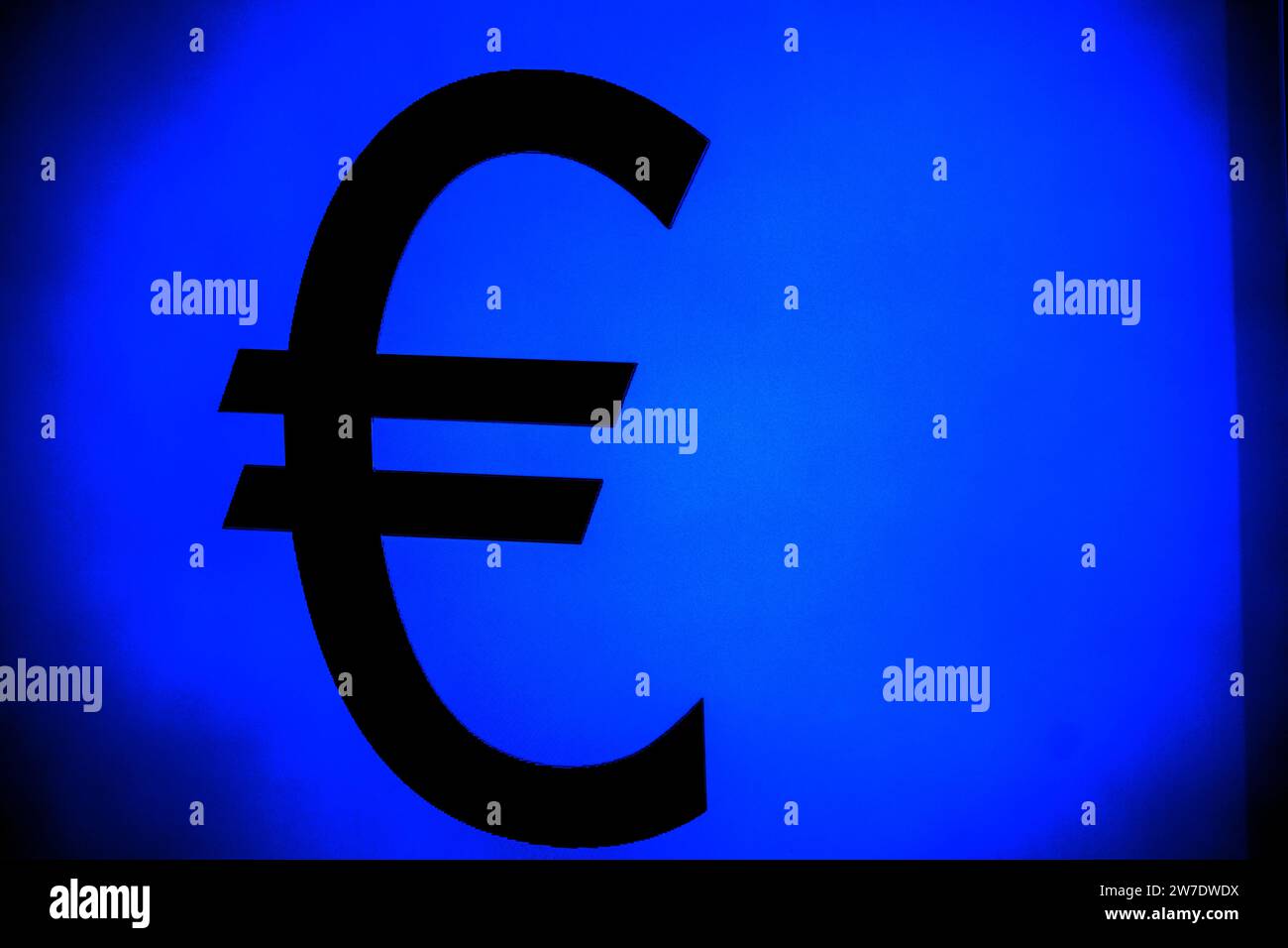 20.10.2023, Deutschland, Bremen, Bremen – Symbol Digital Euro. 00A231020D006CAROEX.JPG [MODELLVERSION: NICHT ZUTREFFEND, EIGENSCHAFTSFREIGABE: KEIN (c) caro-Bild Stockfoto