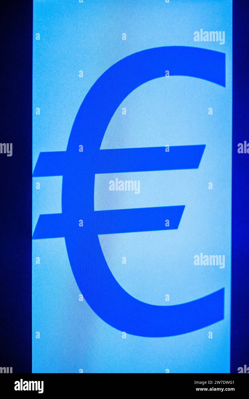 20.10.2023, Deutschland, Bremen, Bremen - Symbol Digital Euro. 00A231020D003CAROEX.JPG [MODELLVERSION: NICHT ZUTREFFEND, EIGENSCHAFTSFREIGABE: KEIN (c) caro-Bild Stockfoto