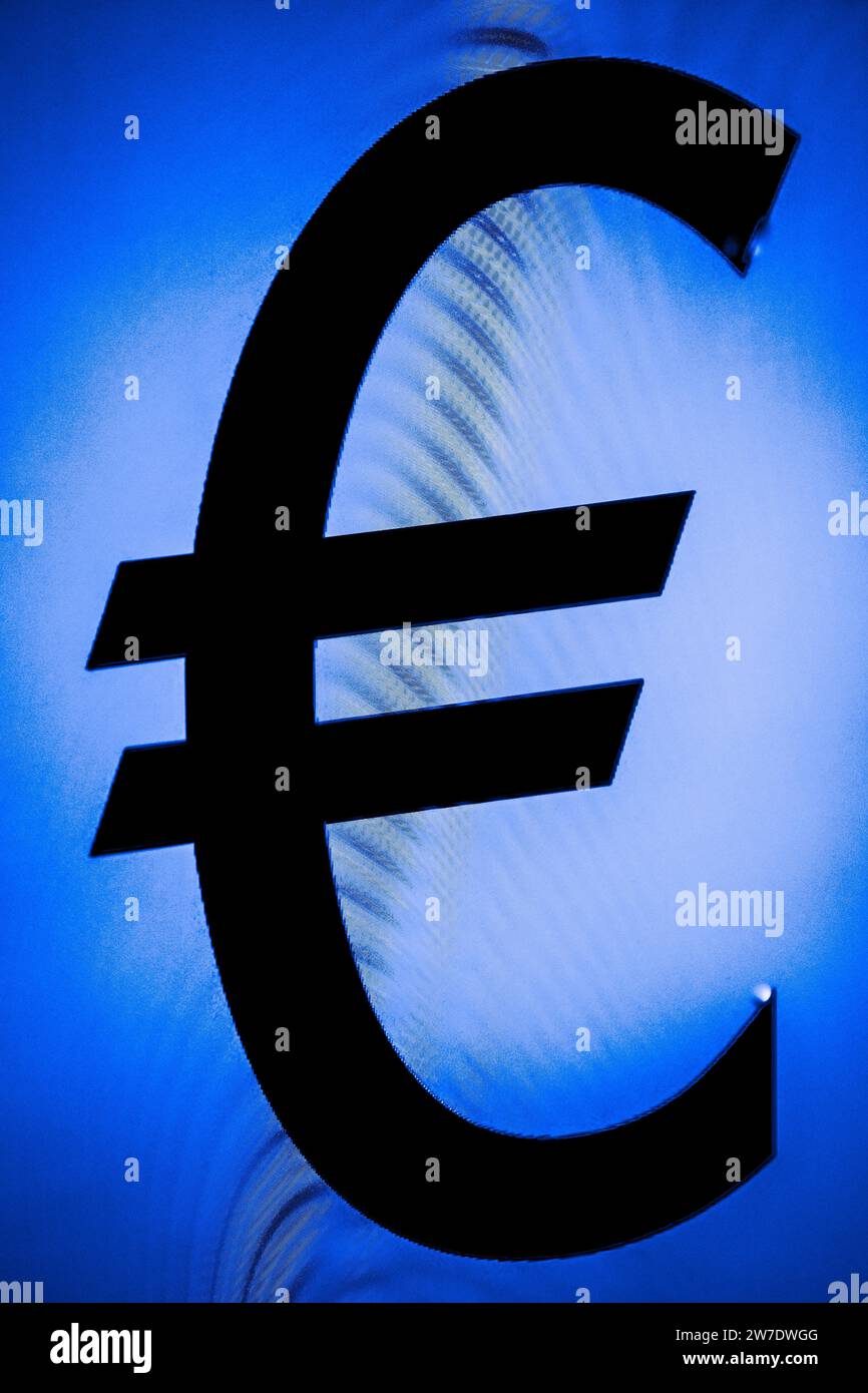 20.10.2023, Deutschland, Bremen, Bremen – Symbol Digital Euro. 00A231020D011CAROEX.JPG [MODELLVERSION: NICHT ZUTREFFEND, EIGENSCHAFTSFREIGABE: KEIN (c) caro-Bild Stockfoto