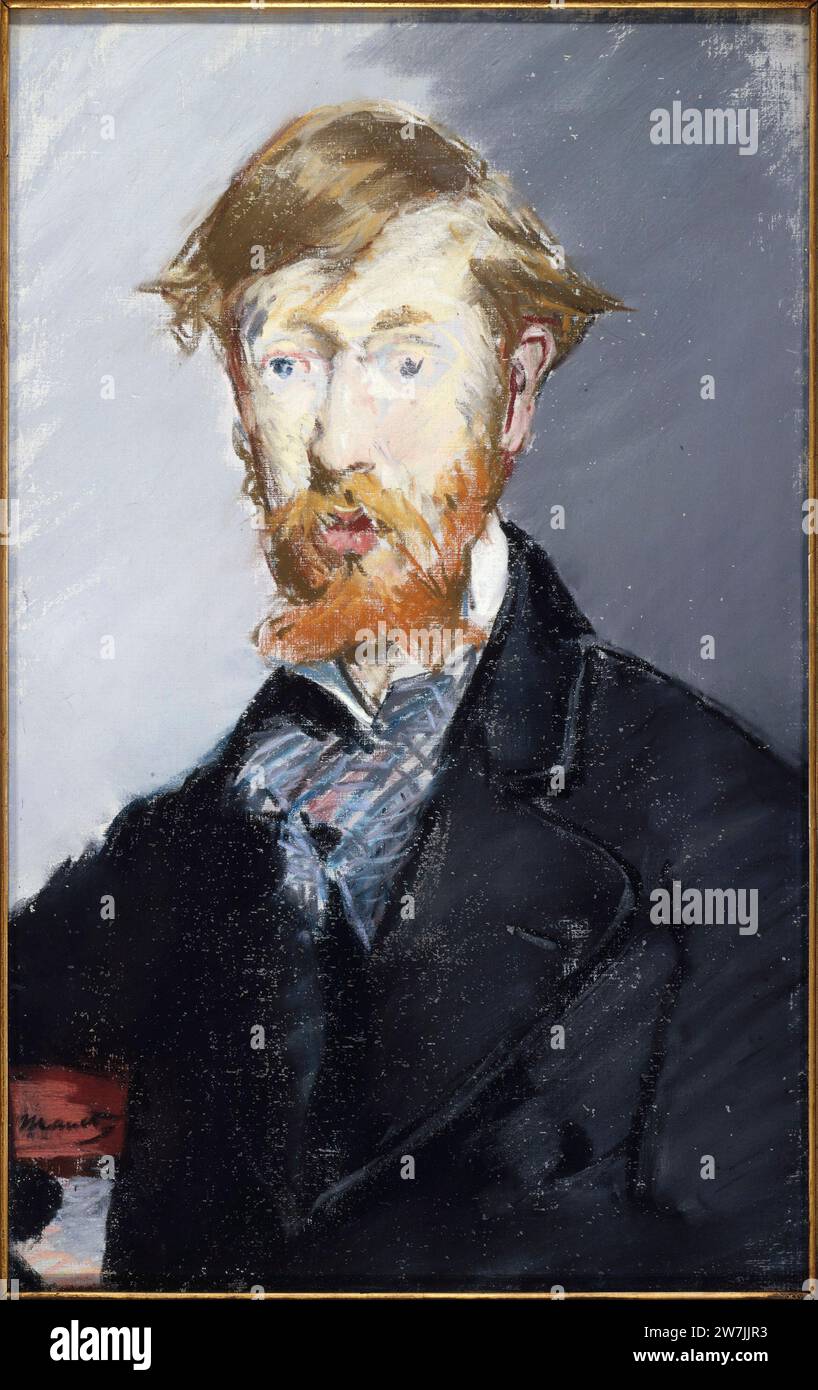 George Moore von Edouard Manet. 1879. Stockfoto