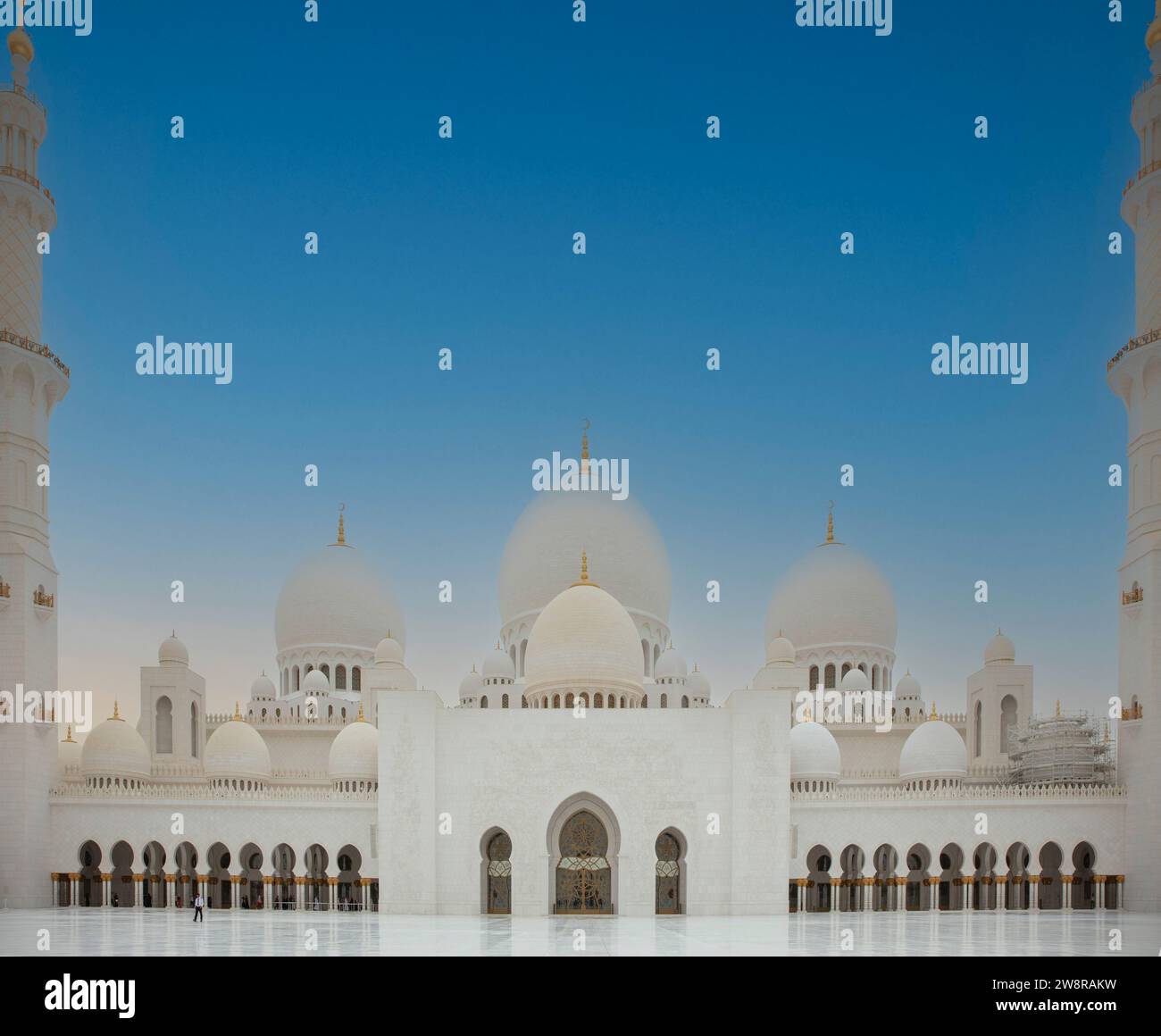 Sheikh Zayed Grand Moschee Abu Dhabi, VAE Stockfoto