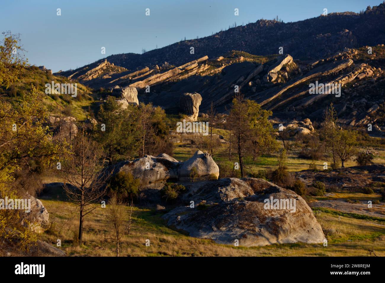Das Milpitas Special Interest Area im Los Padres National Forest, Kalifornien Stockfoto