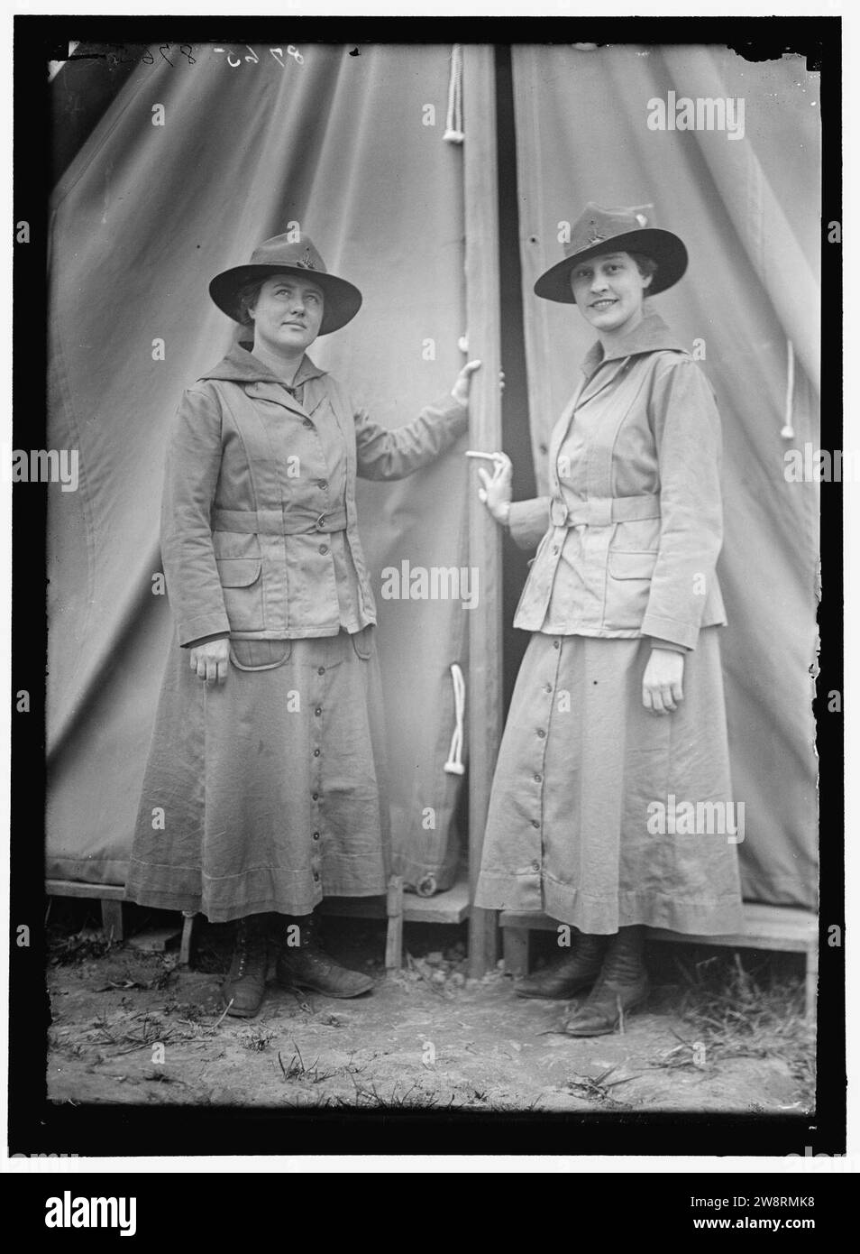 WOMAN'S NATIONAL SERVICE Schule unter der Sektion "Frau, NAVY LEAGUE. Im Lager Stockfoto