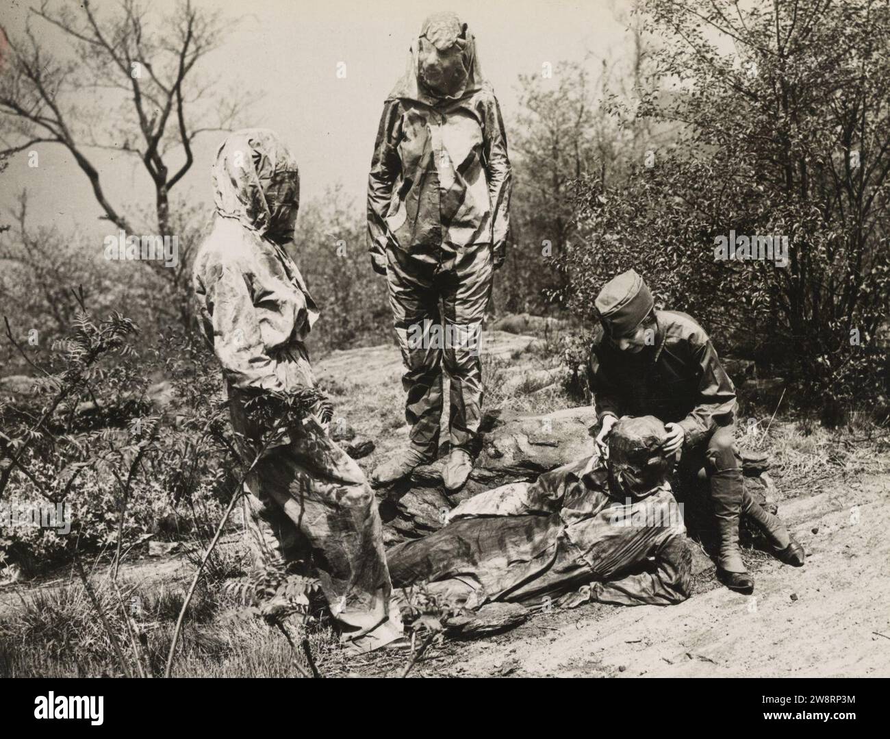 Damen Reserve Camouflage Corps in Anzügen. Stockfoto