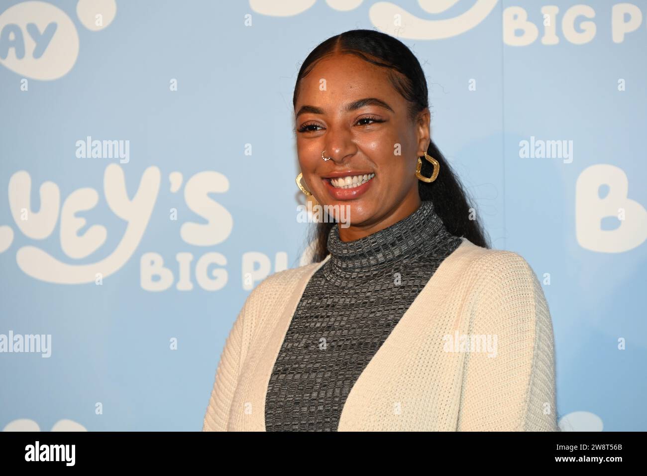 London, Großbritannien. Dezember 2023. Chantelle Lindsay nimmt an der Gala Performance Bluey's Big Play in der Royal Festival Hall des Southbank Centre in London Teil. Quelle: Siehe Li/Picture Capital/Alamy Live News Stockfoto