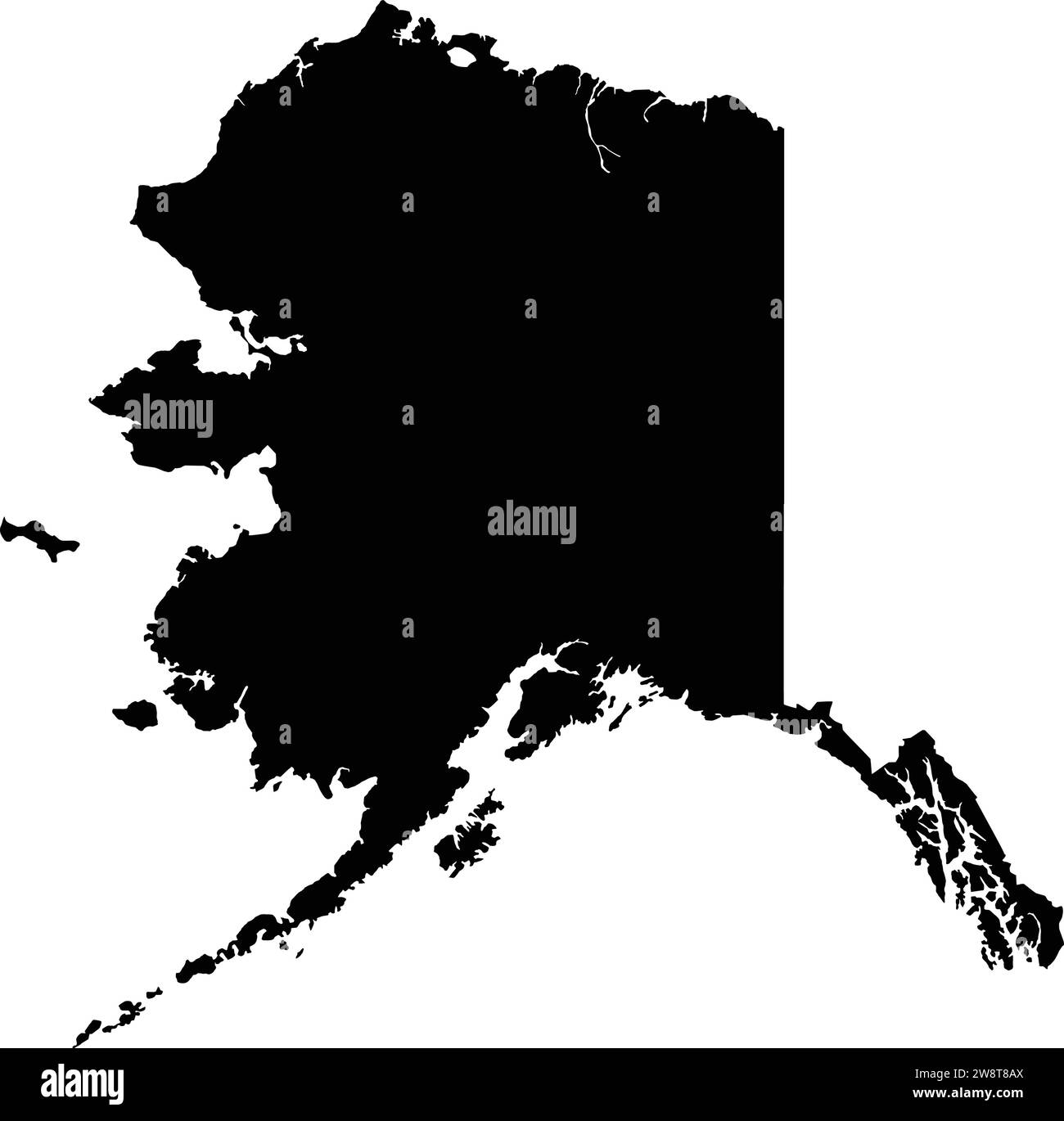 Karte von alaska Icon Vektor Illustration Design Stock Vektor