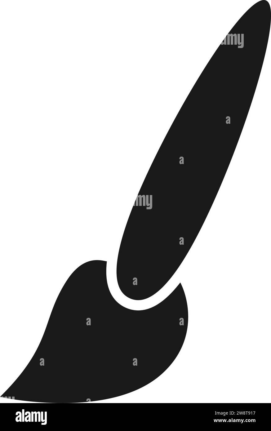 Pinsel Symbol Vektor Illustration Design Stock Vektor