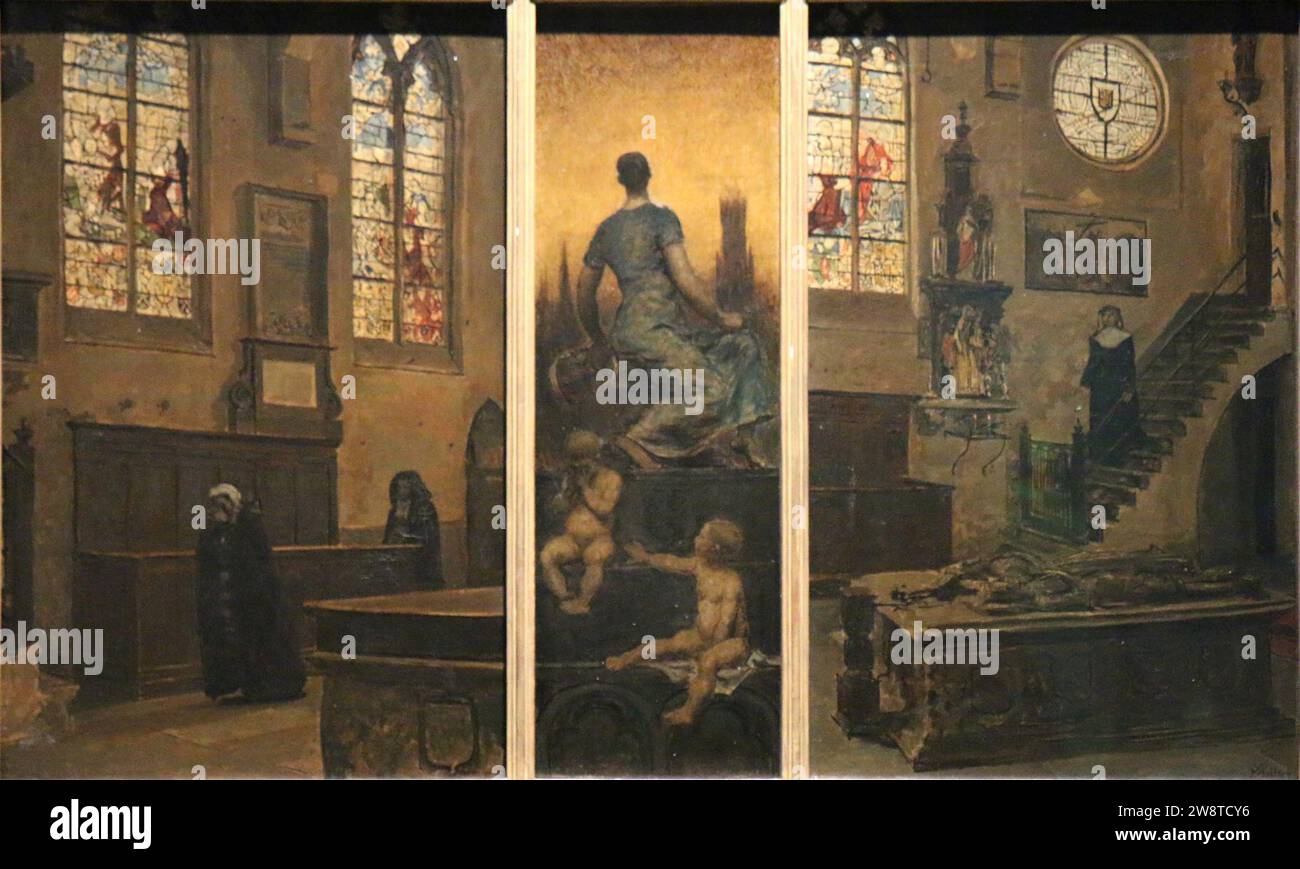 Xavier Mellery-Brügge. Stockfoto