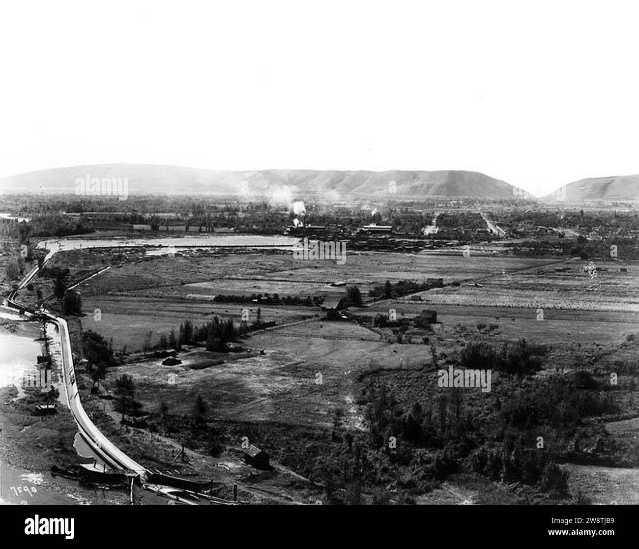 Yakima - North Yakima - und Yakima River Valley Stockfoto