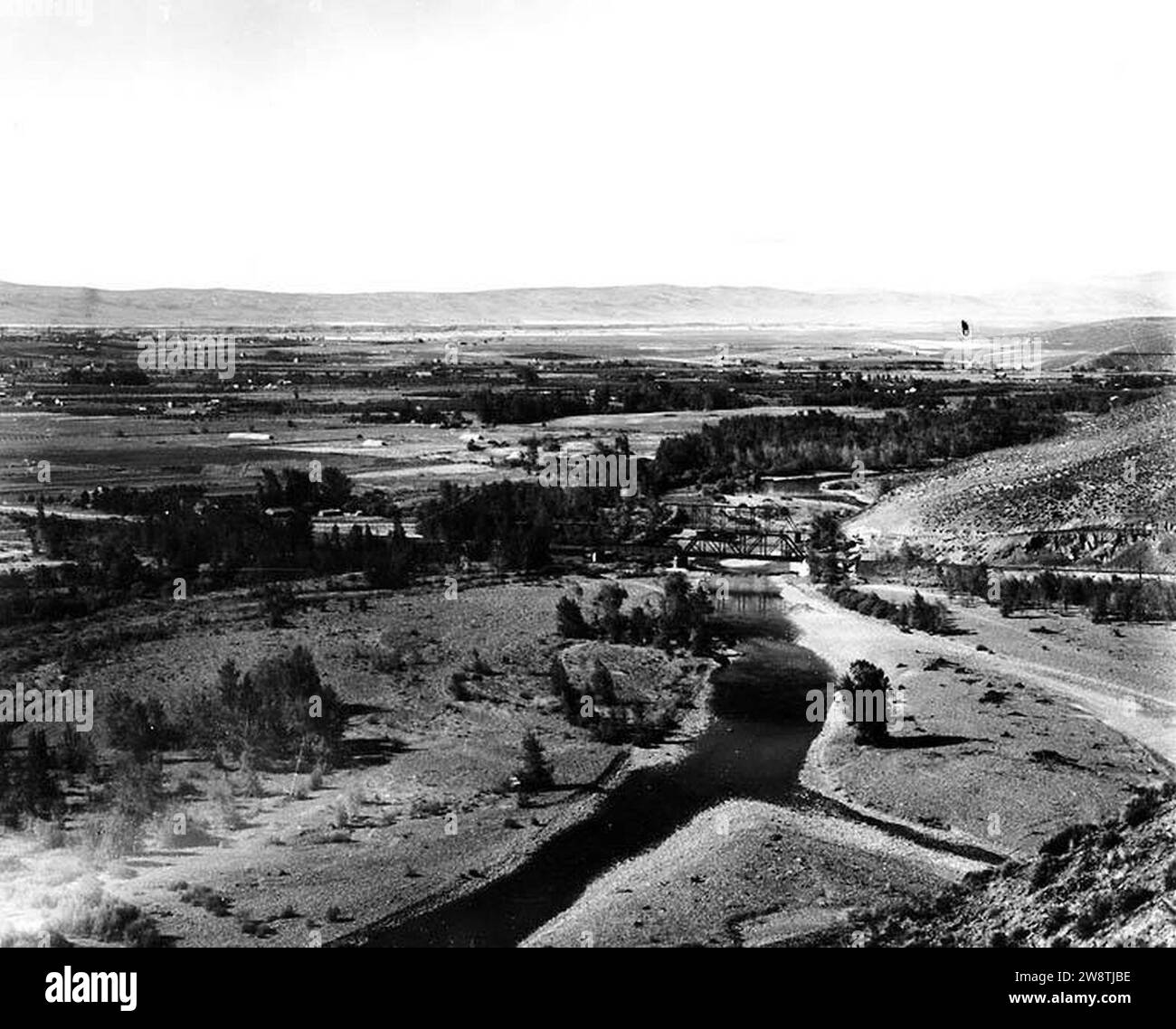 Yakima - North Yakima - und Yakima River Valley Stockfoto