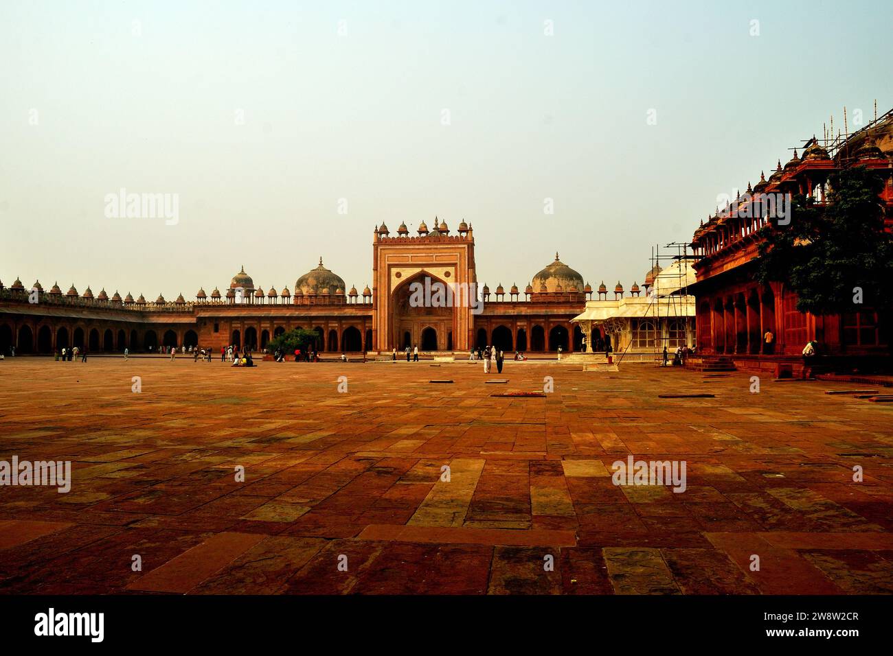 JAMA Masjid (Moschee) Komplex, Fatehpur Sikri, Uttar Pradesh, Indien Stockfoto