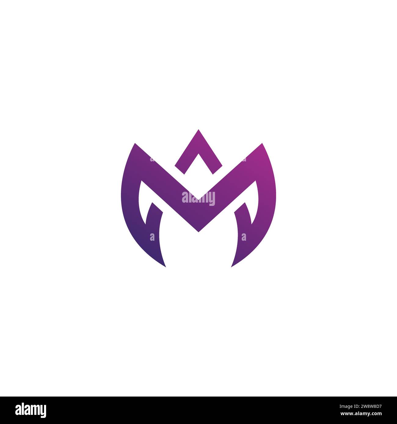 M-Logo-Vorlage. AM-Logo-Vektor Stock Vektor