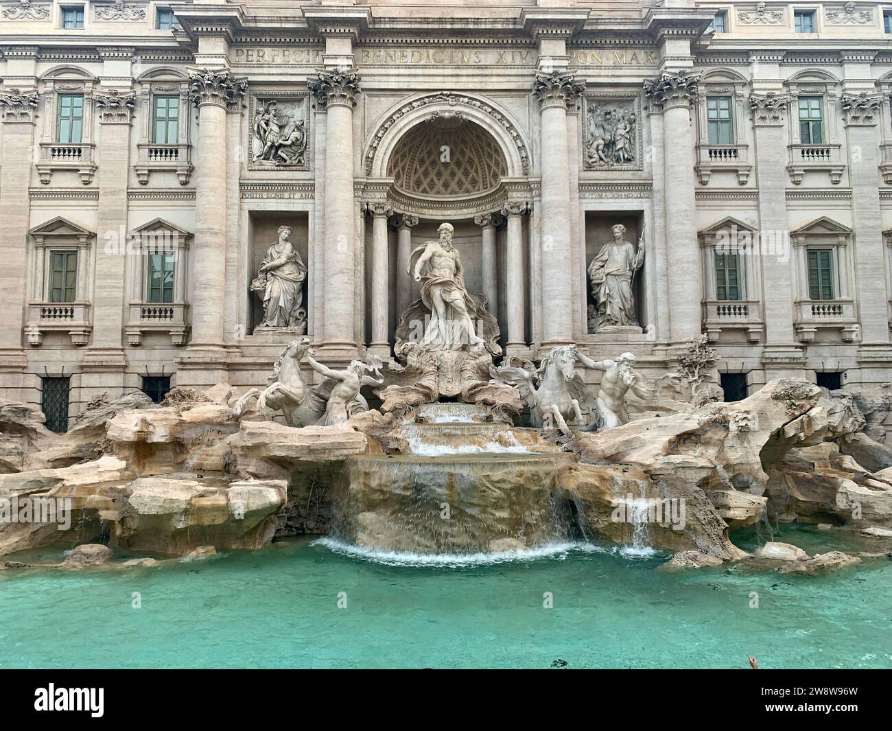 Trevibrunnen Rom Italien Europa Stockfoto