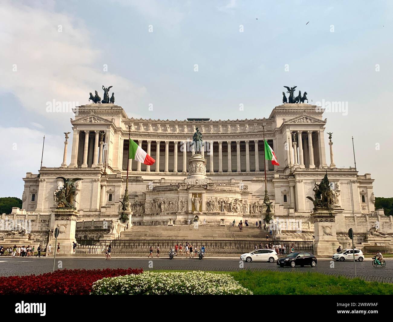 Victor Emmanuel II. Denkmal Rom Italien europa Stockfoto