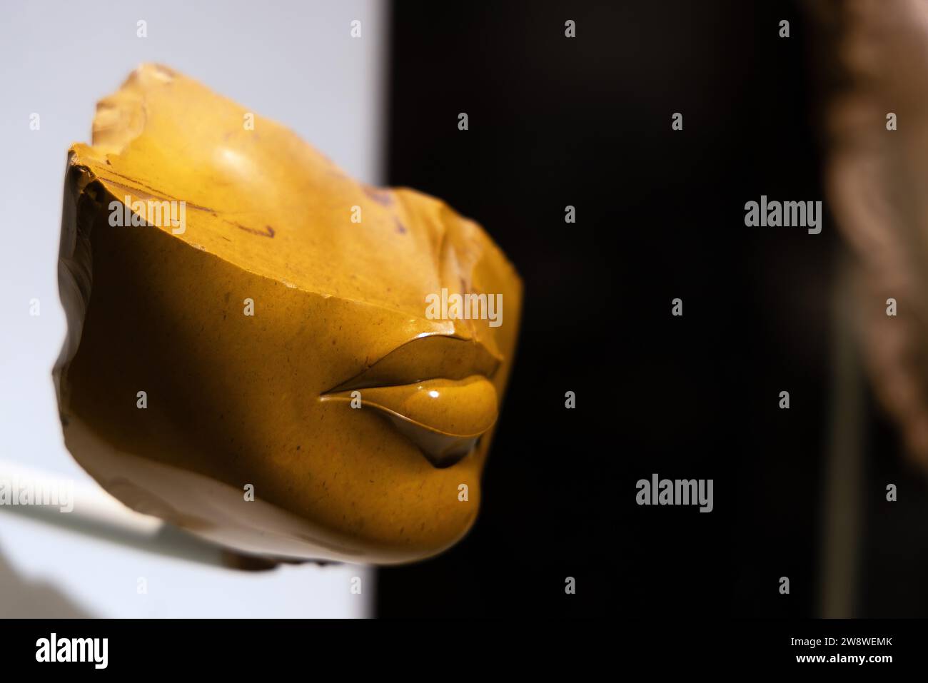 Fragment des Gesichts einer Königin, Metropolitan Museum of Art, New York. Stockfoto