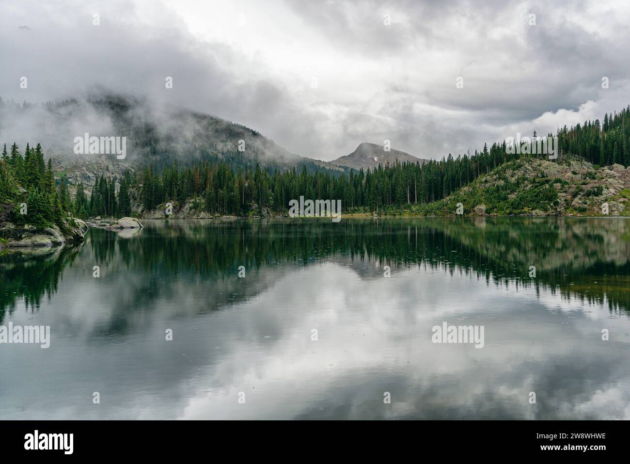 Harvey Lake in der Holy Cross Wilderness, Colorado Stockfoto