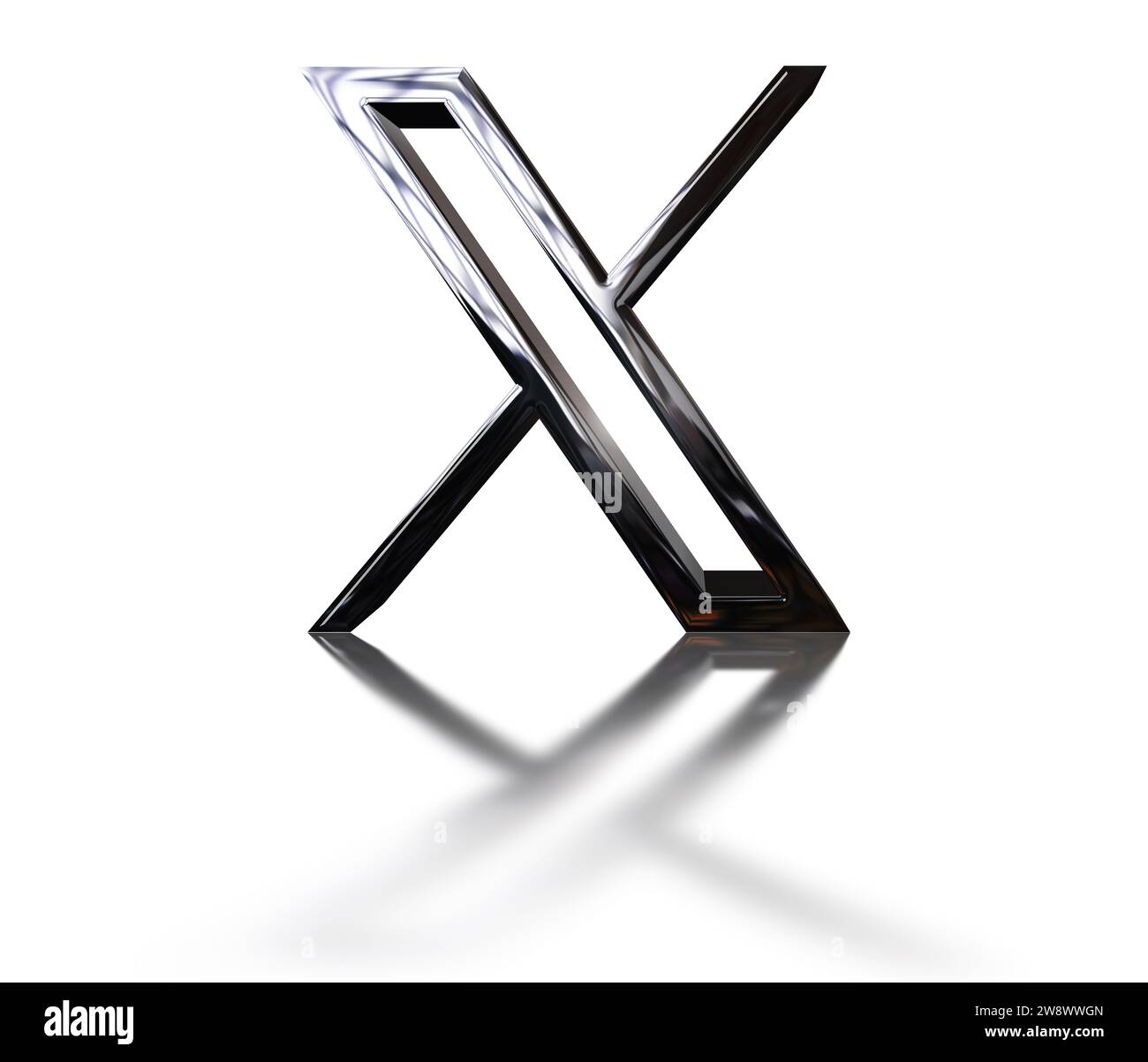 Neues Logo x 2023 twitter Stockfoto