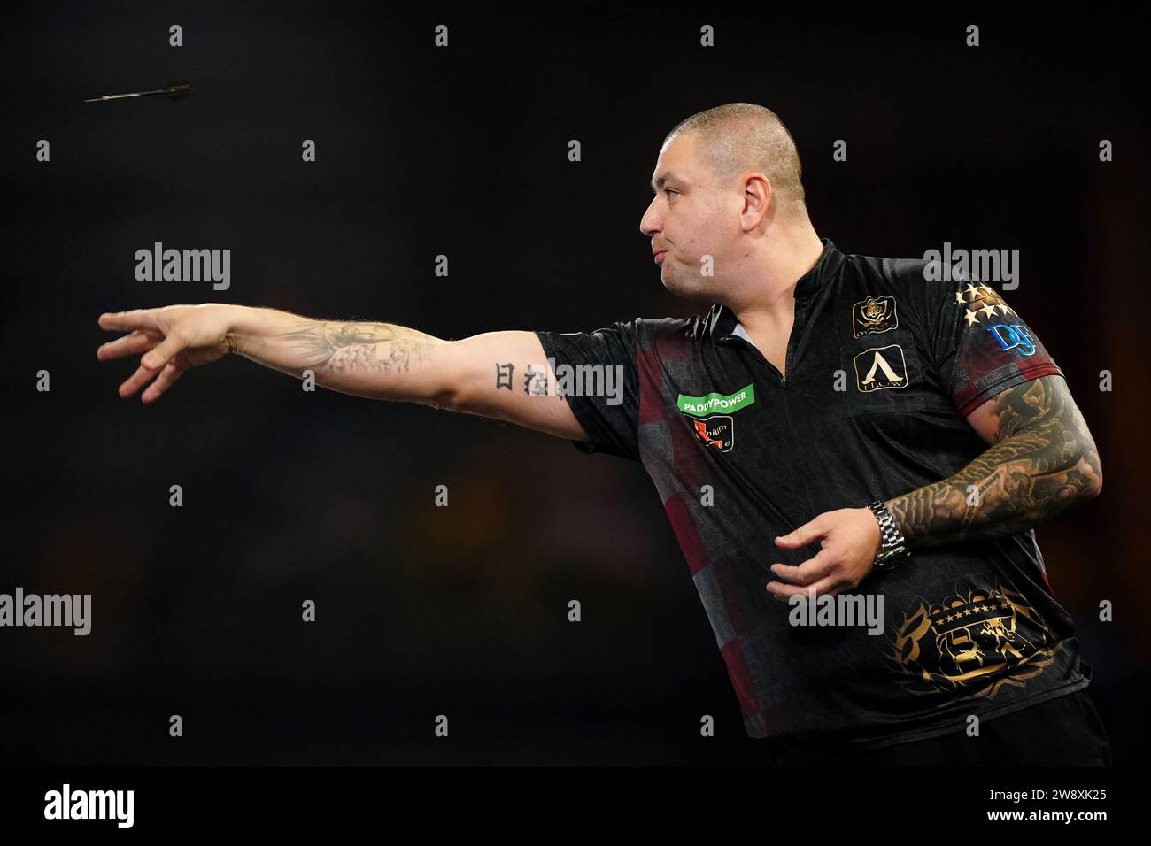 Boris Krcmar im Kampf gegen Dirk van Duijvenbode (nicht abgebildet) am