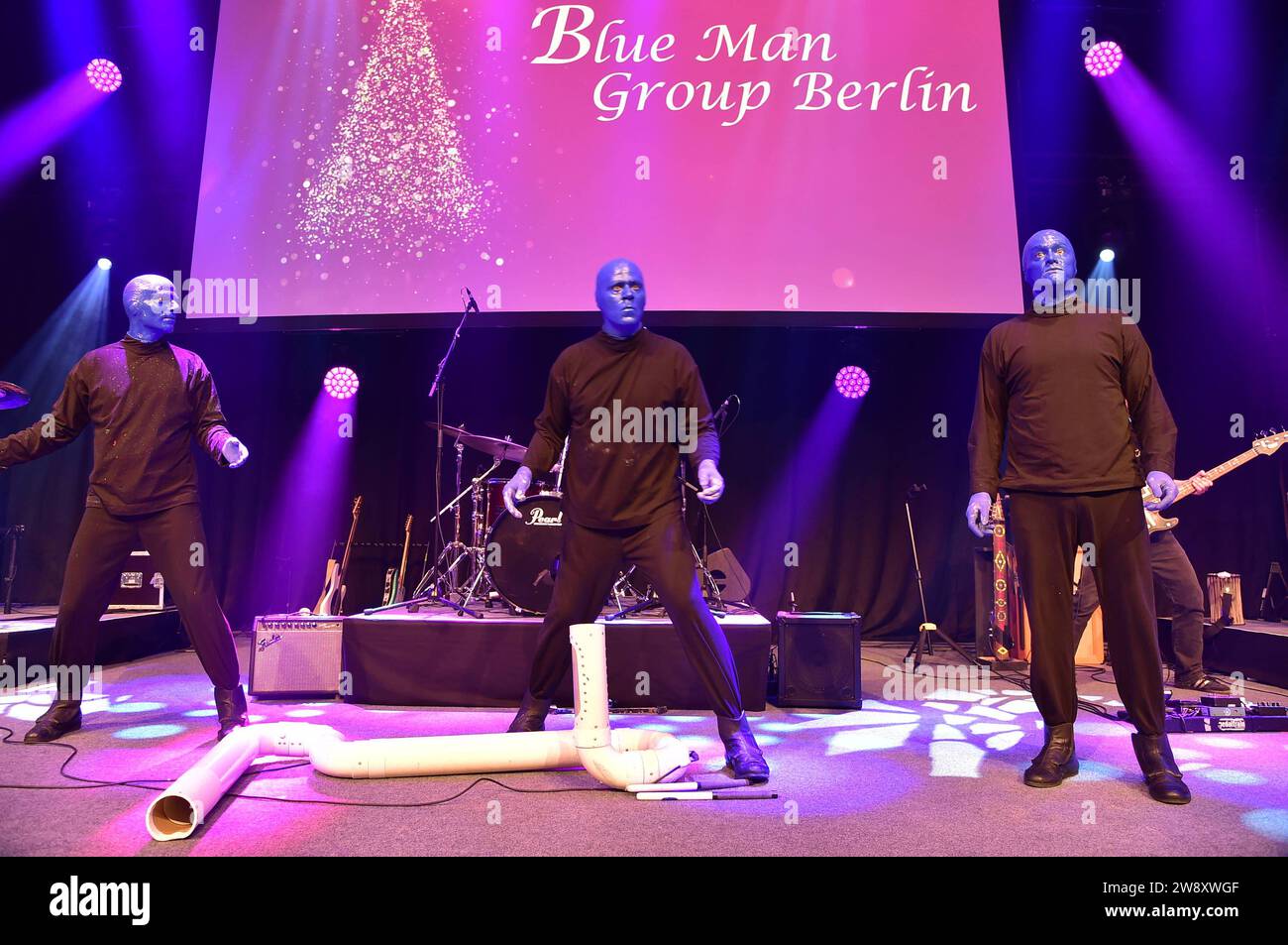 29. Weihnachtsfest für Obdachlose Blue man Group, Showeinlage 29