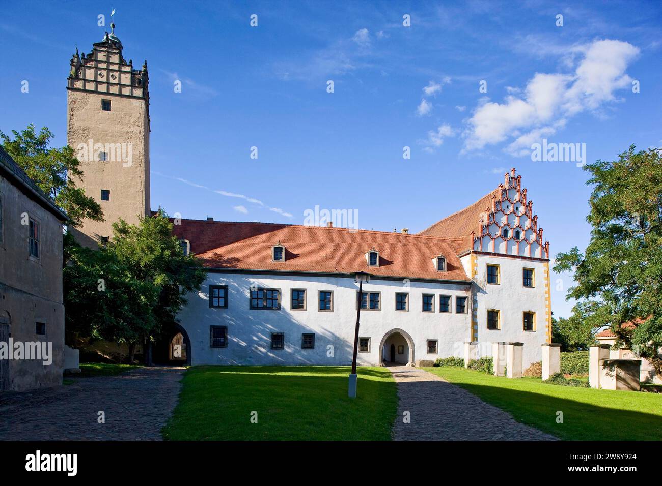 Schloss Strehla Stockfoto