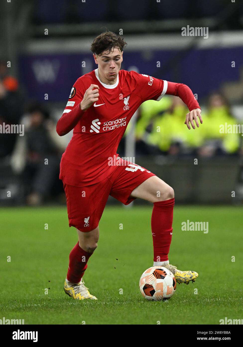 BRÜSSEL Luke Chambers von Liverpool FC während der UEFA Europa League