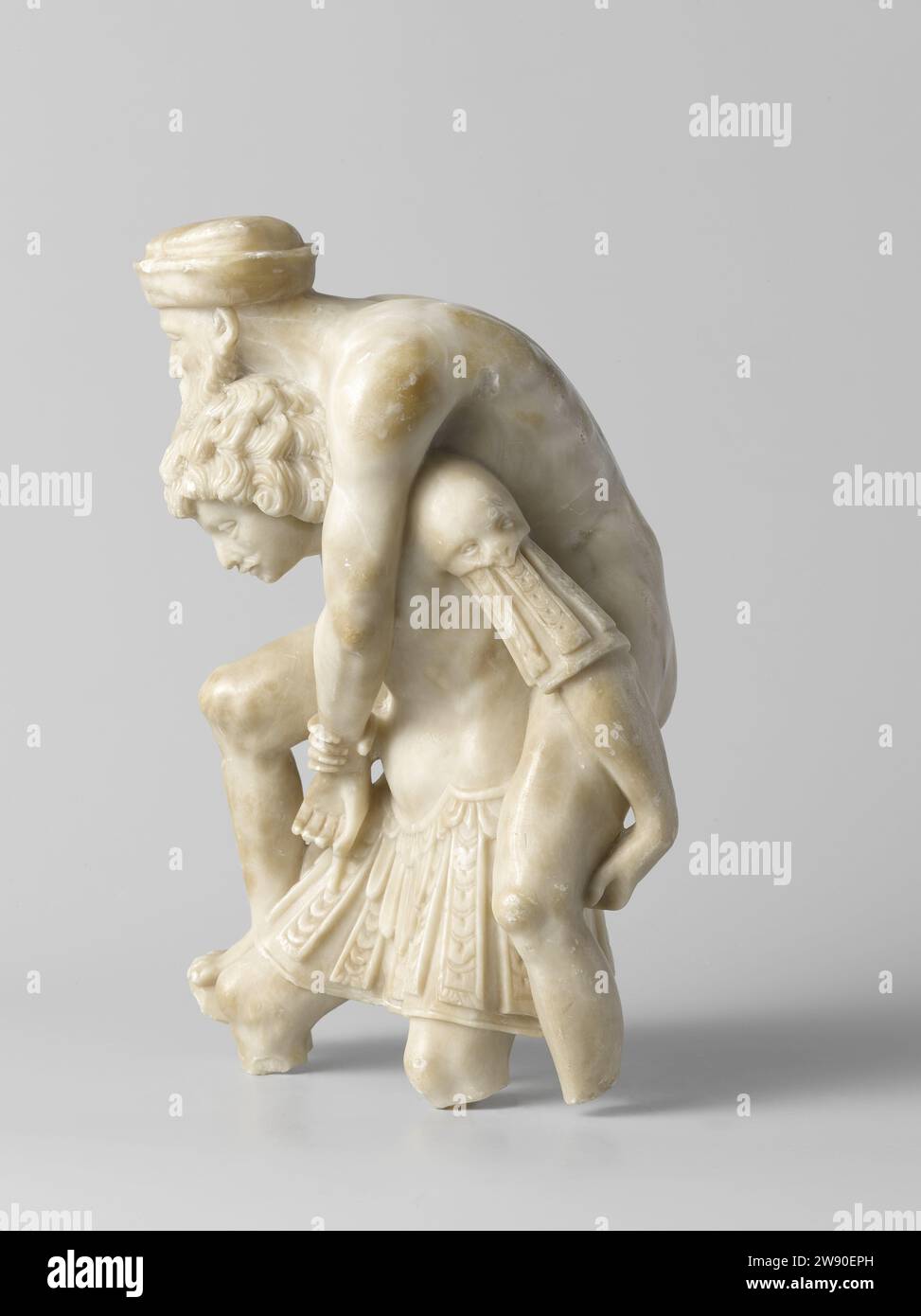 Aeneas en Anchises, 1525 - 1550 Skulptur Norditaliener Marmor (Fels) Stockfoto