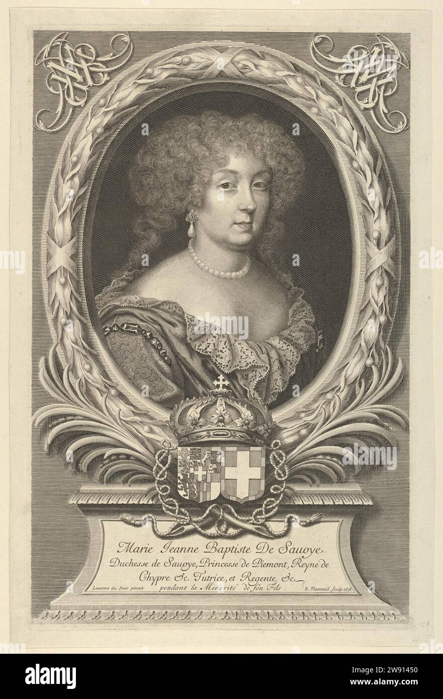 Marie Jeanne Baptiste de Savoie-Nemours 1942 von Robert Nanteuil Stockfoto