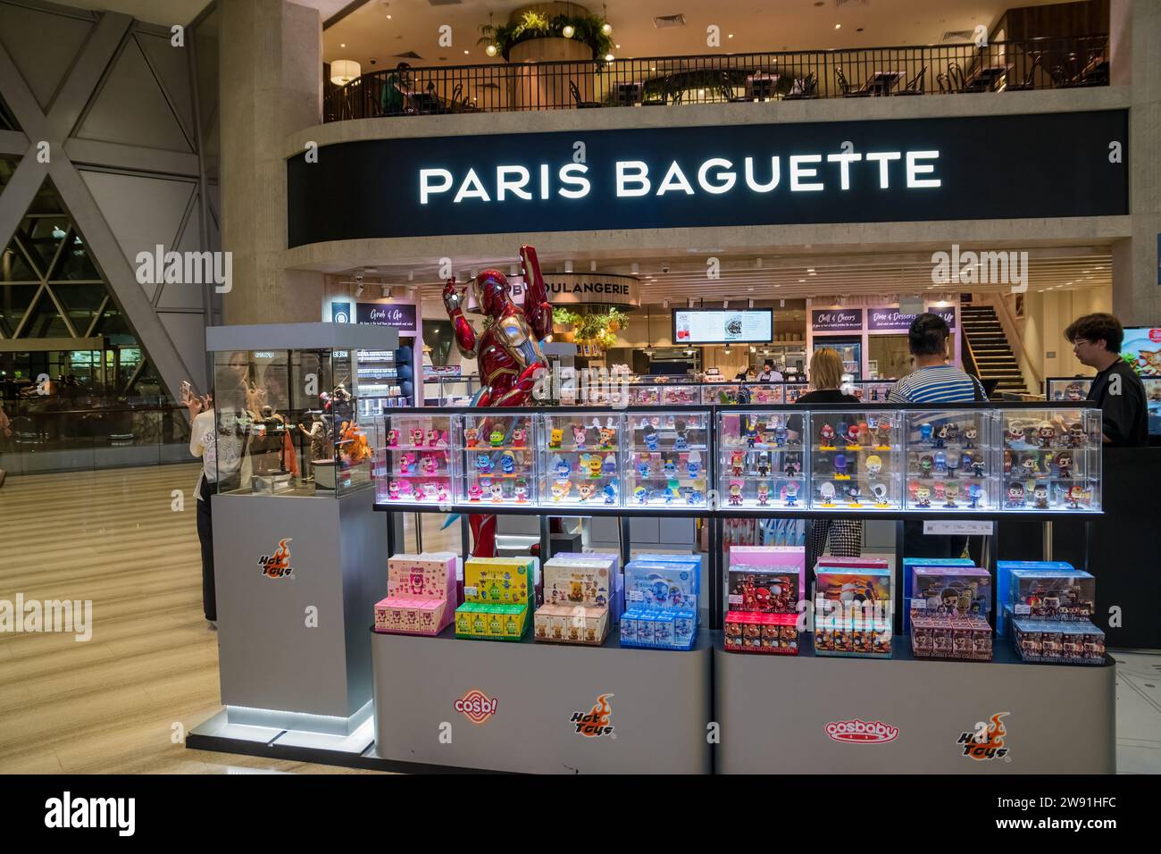 Paris Baguette Laden im Changi Aiport, Singapur Stockfoto