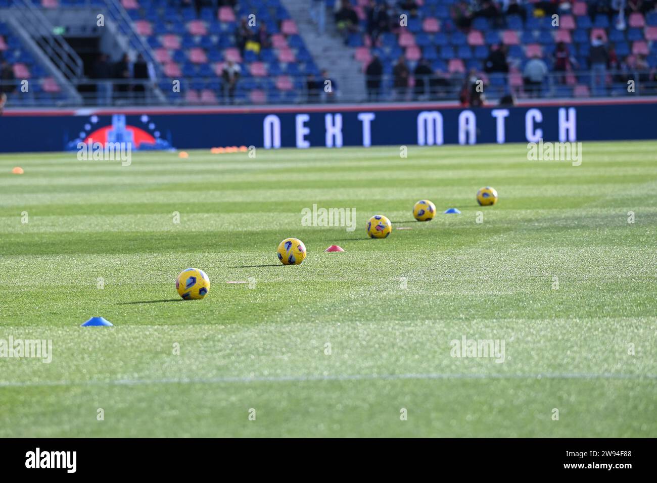 Bologna, Italien. Dezember 2023. Nächstes Spiel während des Spiels Bologna FC gegen Atalanta BC, italienische Fußball Serie A in Bologna, Italien, 23. Dezember 2023 Credit: Independent Photo Agency/Alamy Live News Stockfoto