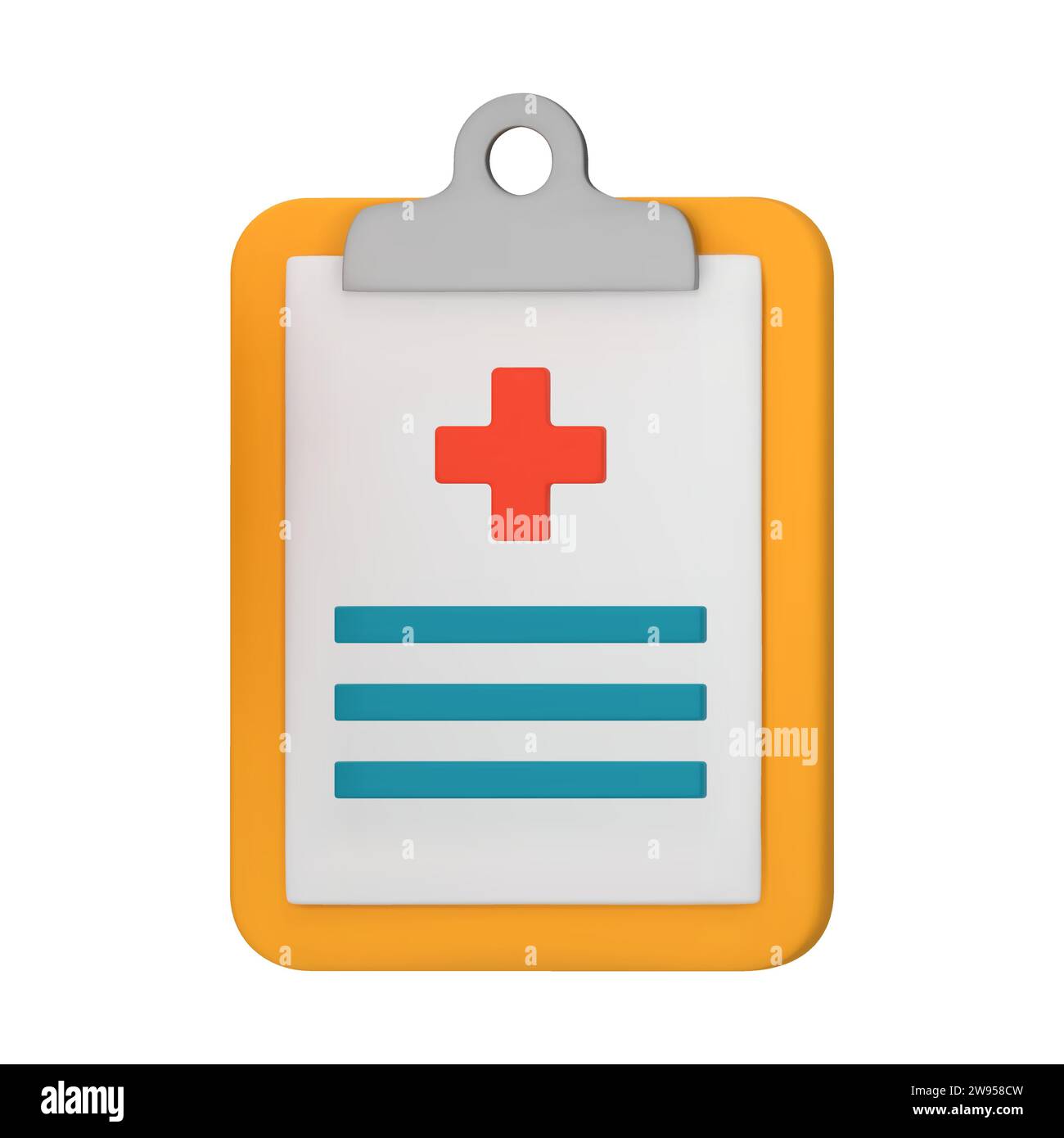 Medizinische Form, medizinischer Bericht, Gesundheitsdaten, Zwischenablage und macht Notizen darauf, Zwischenablage mit Stethoskop, Antragsformular, Krankenversicherung, medizinische Hi Stock Vektor