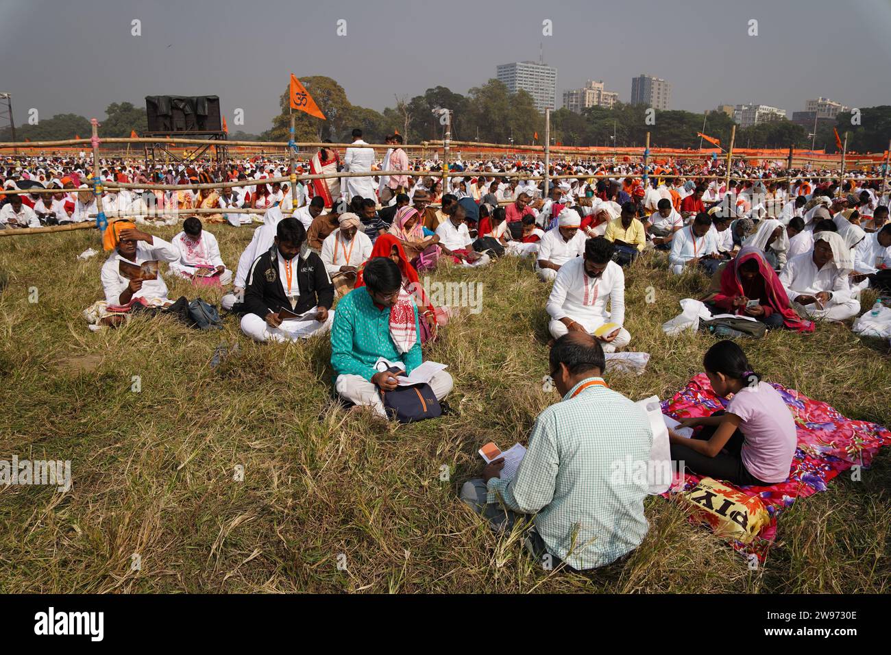 In einem Wahrzeichen der Einheit und Hingabe fand heute der Lokkho