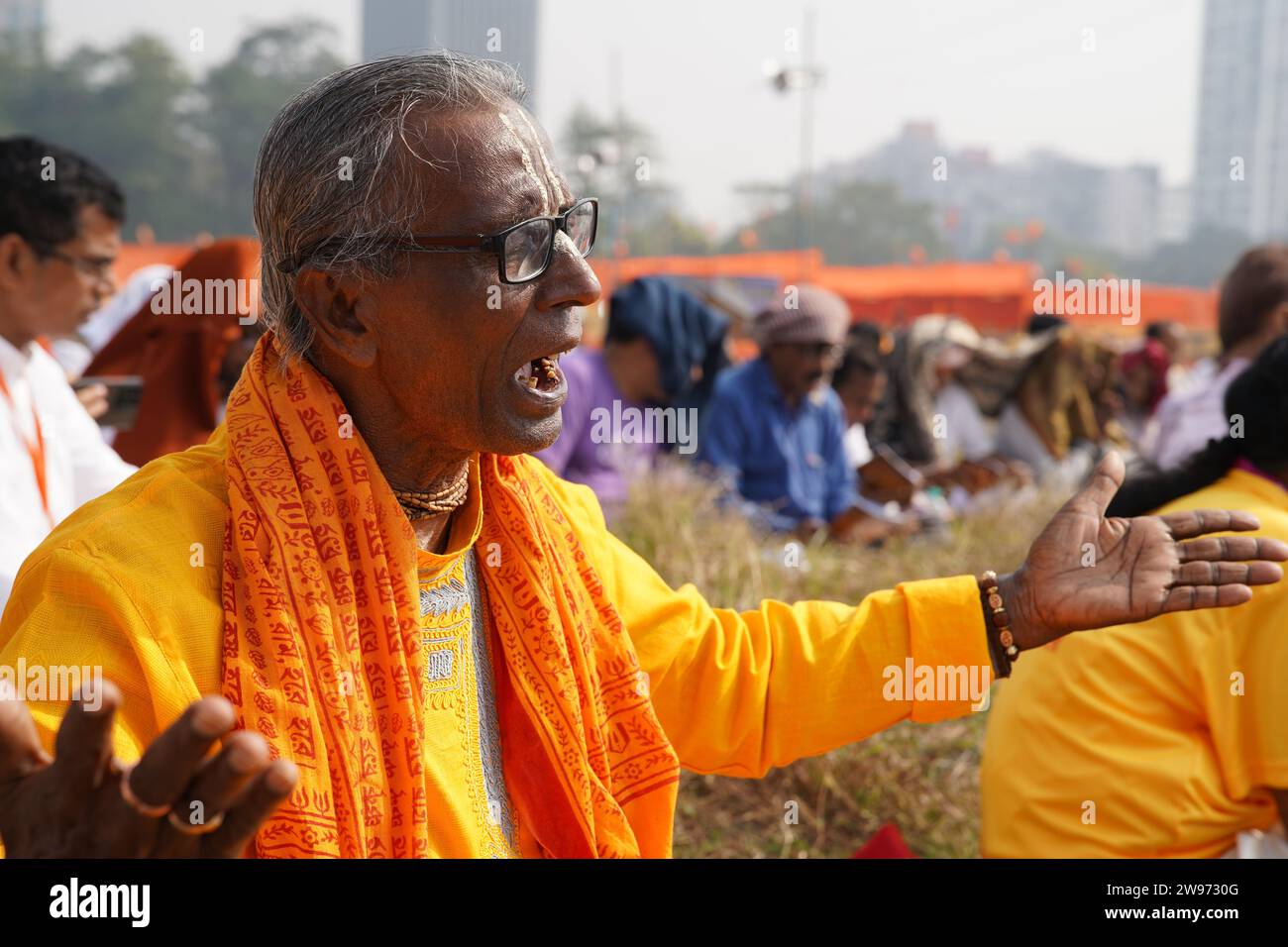 In einem Wahrzeichen der Einheit und Hingabe fand heute der Lokkho
