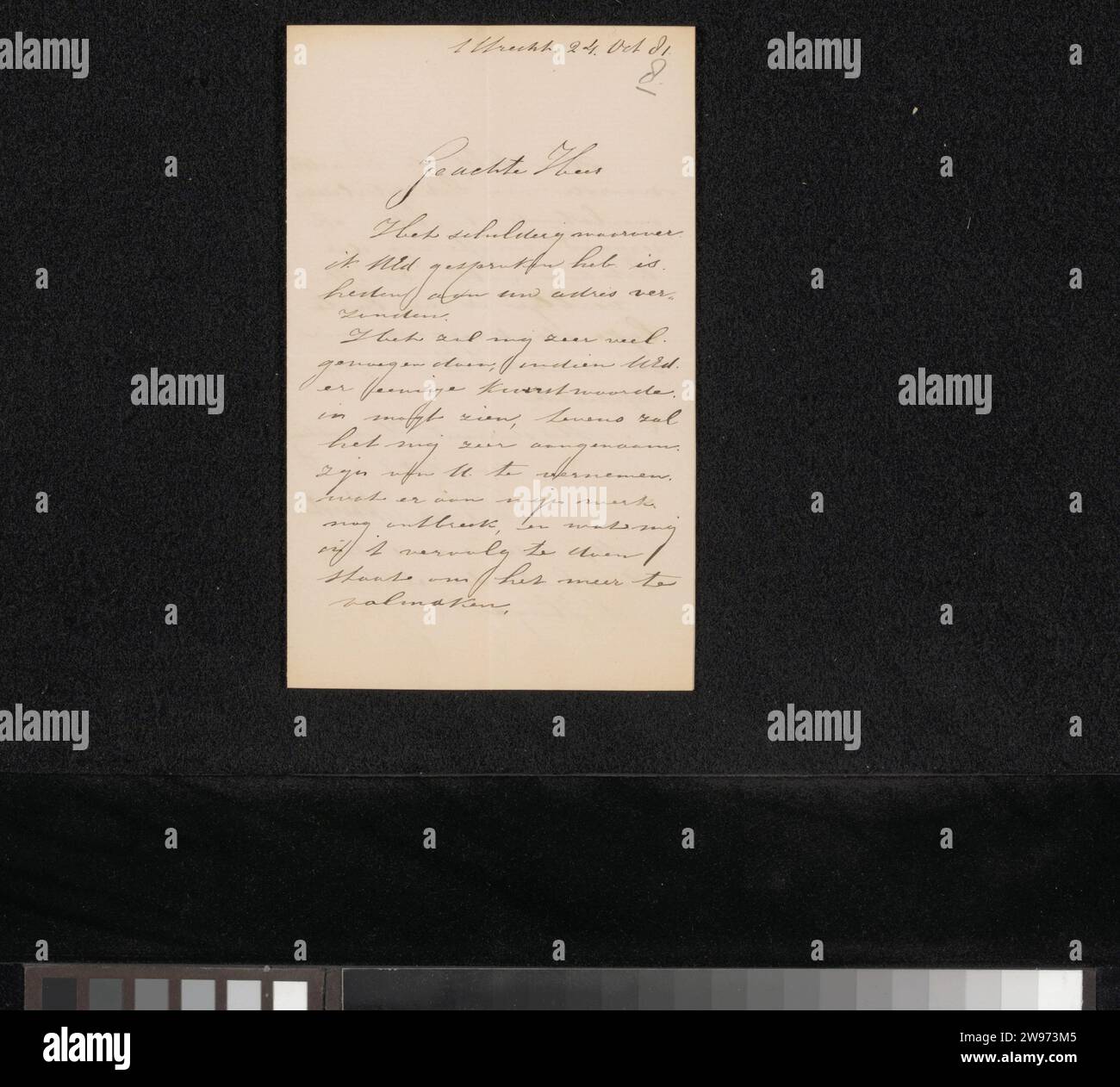 Brief an Frans Buffa und Zonen, Dirk Peter van Lokhorst, 1881 Brief ...