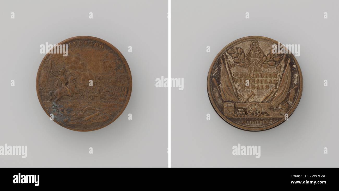 Albert, Prinz von Sachsen-Coburg-Gotha, Ehemann von Victoria, Königin von Grossbritannien, Anonym, Geschichtsmedaille 1840 Kupfermedaille. Vorne: Borstsuk Mann im Inneren. Rückseite: Inschrift England Kupfer (Metall) auffällig (Metallbearbeitung) Stockfoto